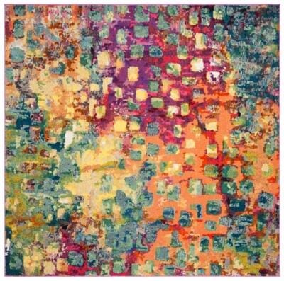 Safavieh Madison 6'-7 x 6'-7 Square Area Rug, Pink, large