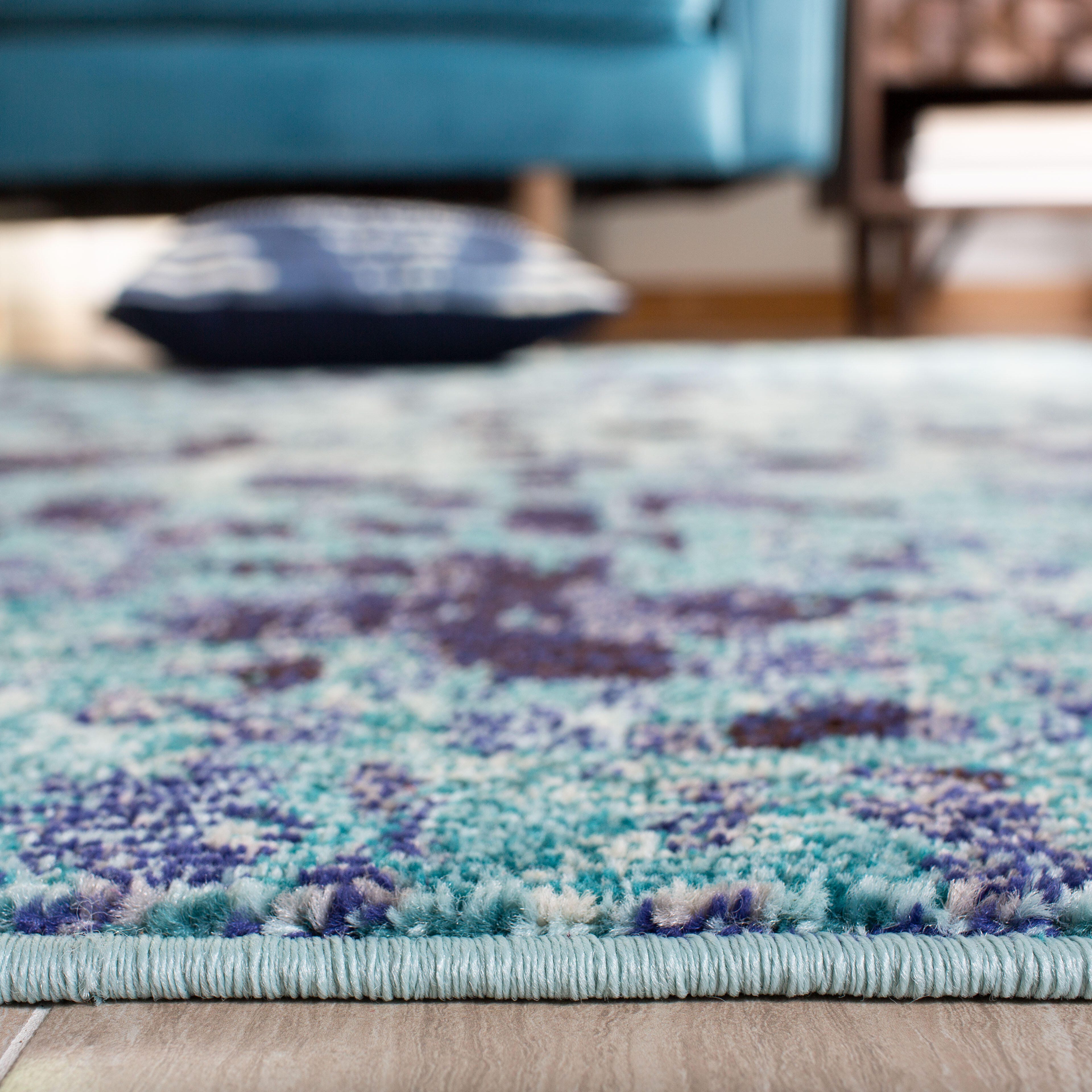 Safavieh Madison Madison 3' x 5' Area Rug, Turquoise/Navy, large