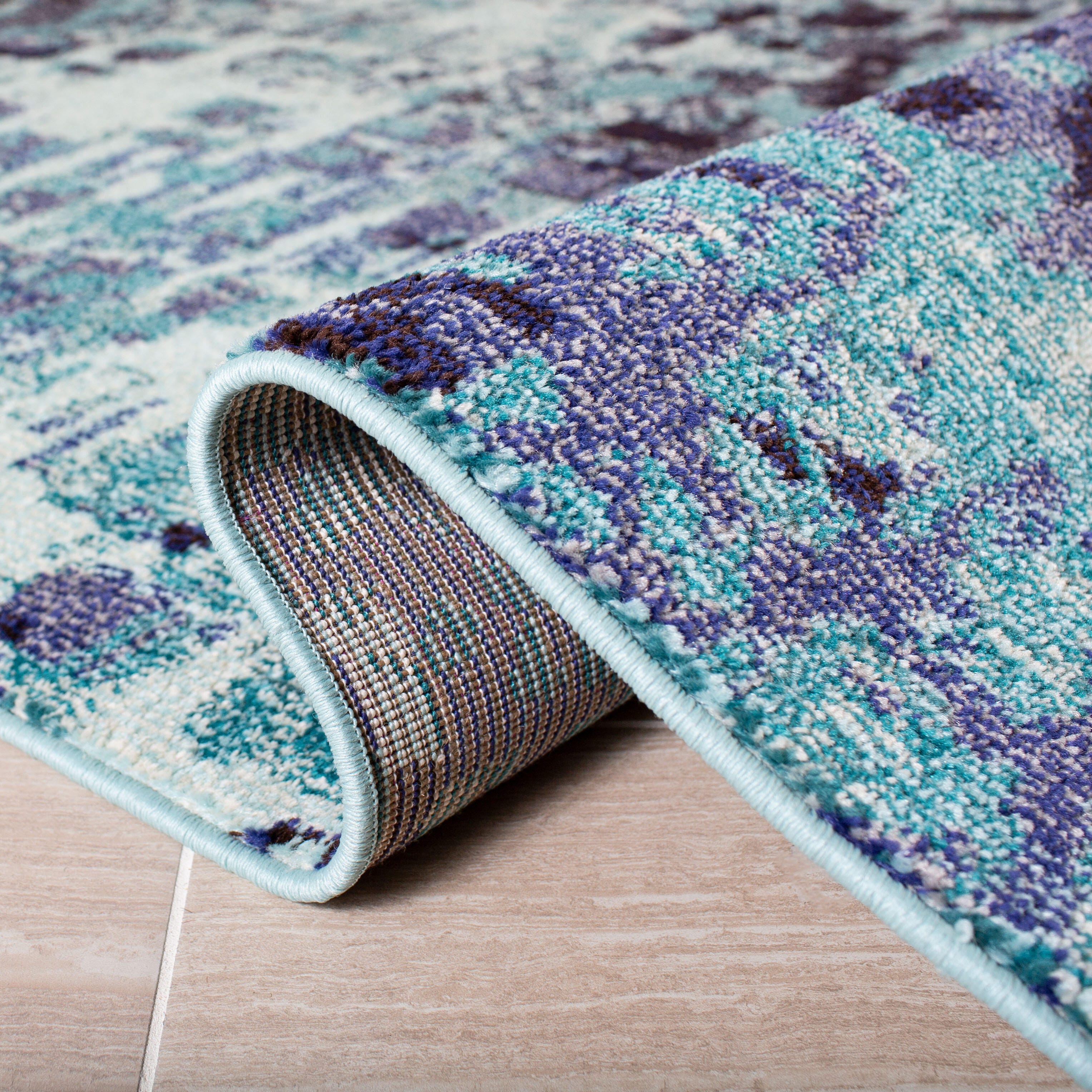 Safavieh Madison Madison 3' x 5' Area Rug, Turquoise/Navy, large