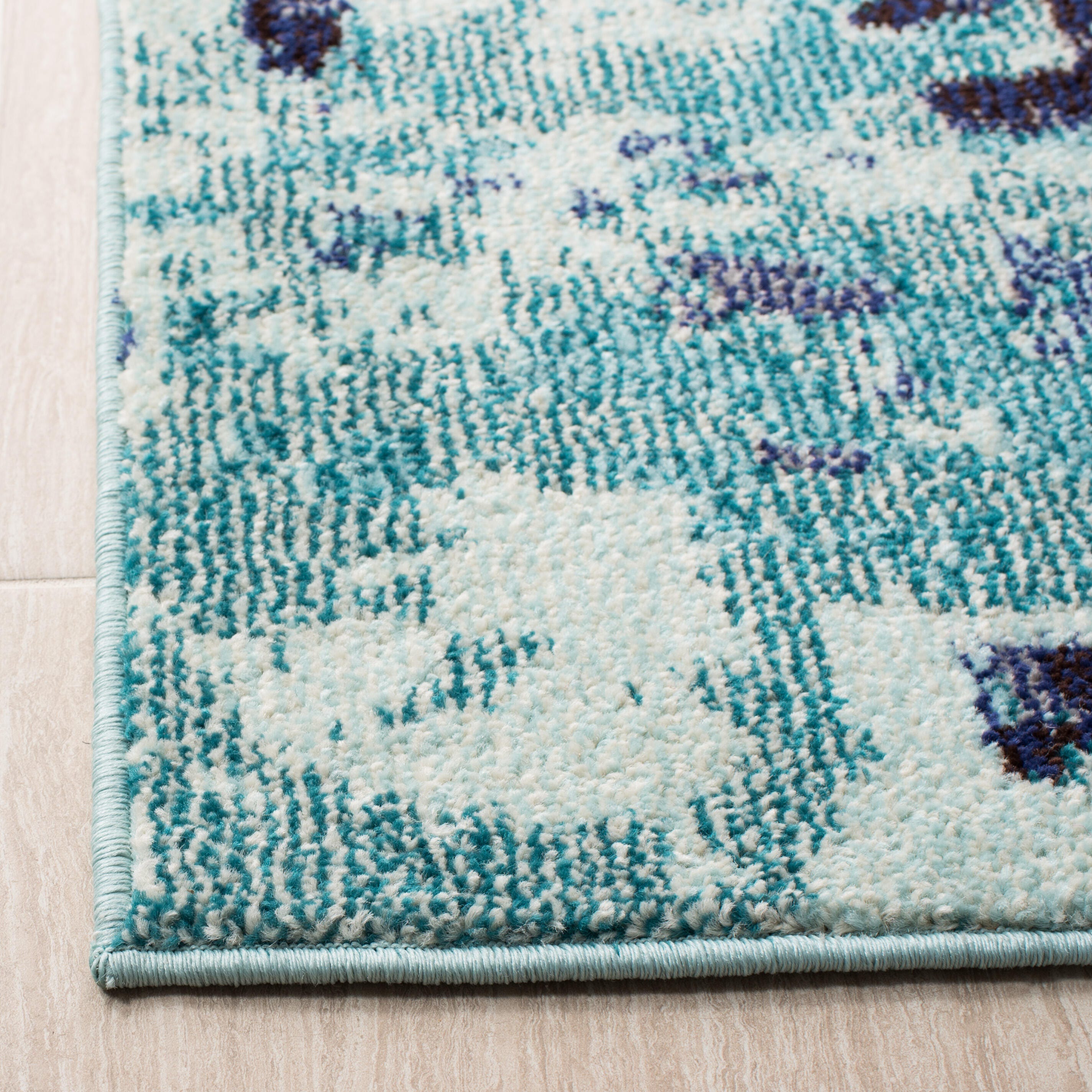 Safavieh Madison Madison 3' x 5' Area Rug, Turquoise/Navy, large