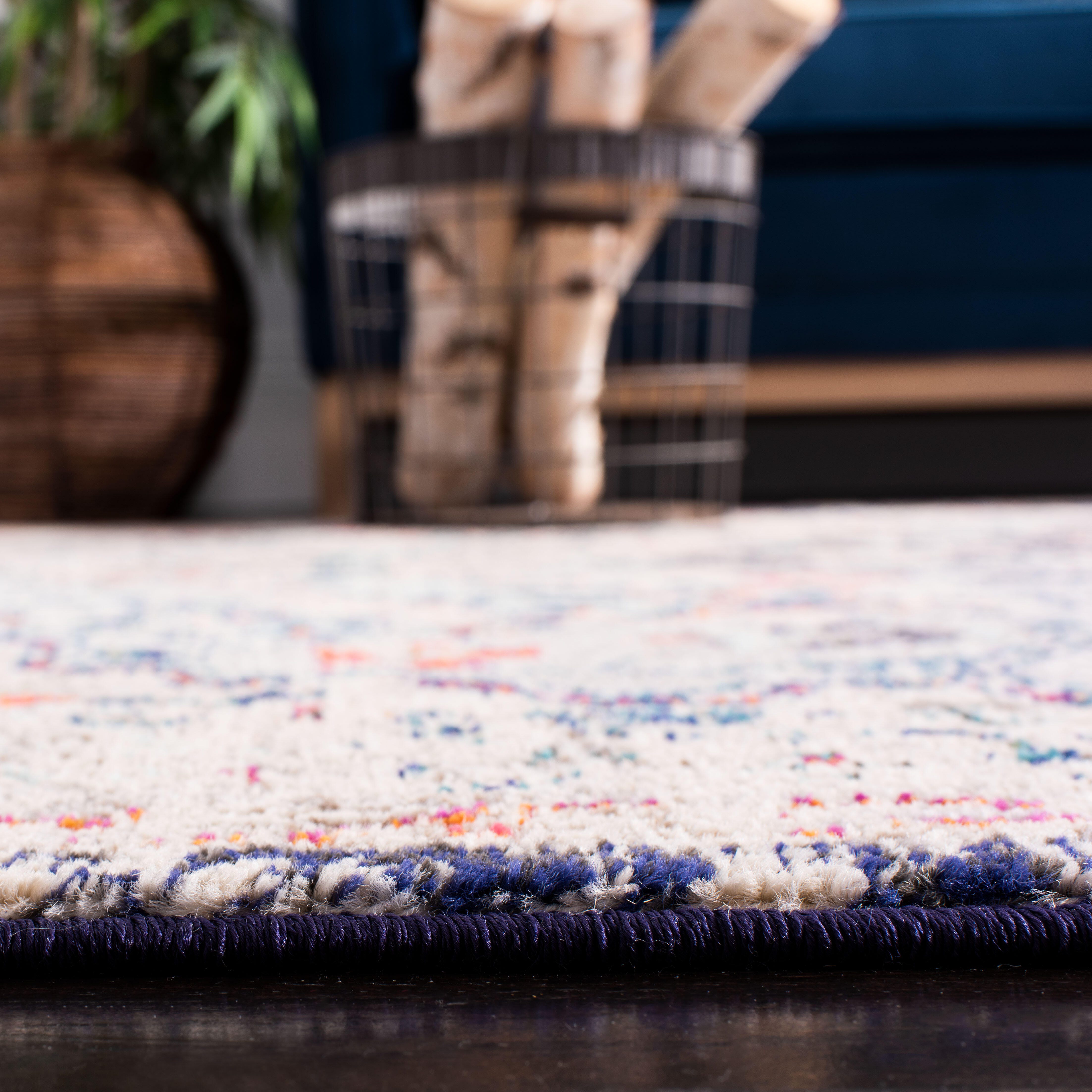 Safavieh Madison 4' x 6' Area Rug, Beige/Black, large