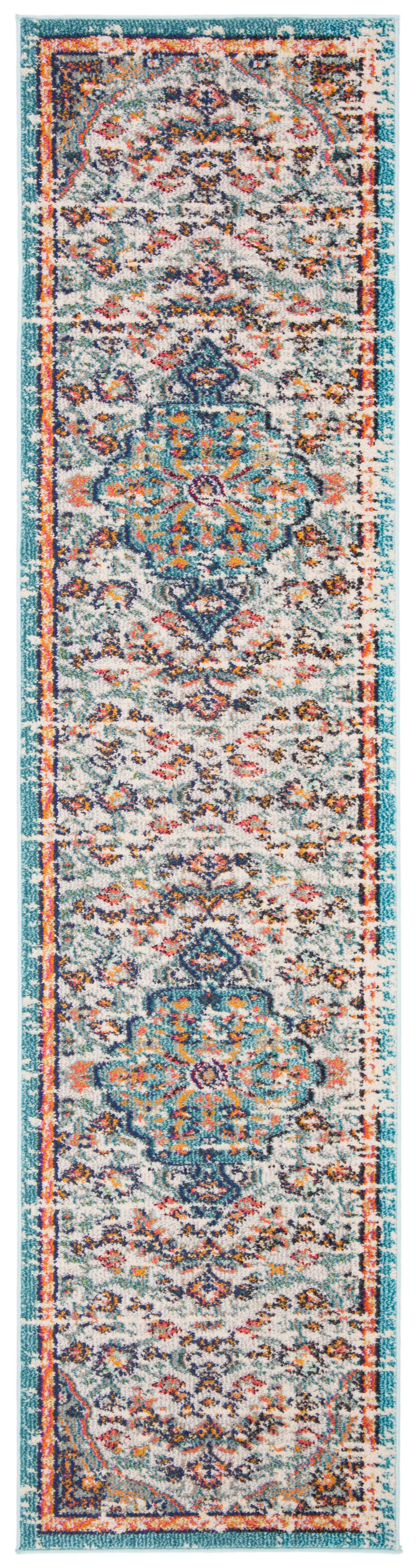 Safavieh Madison 2'-2 x 18' Runner, Gray/Light Blue, rollover