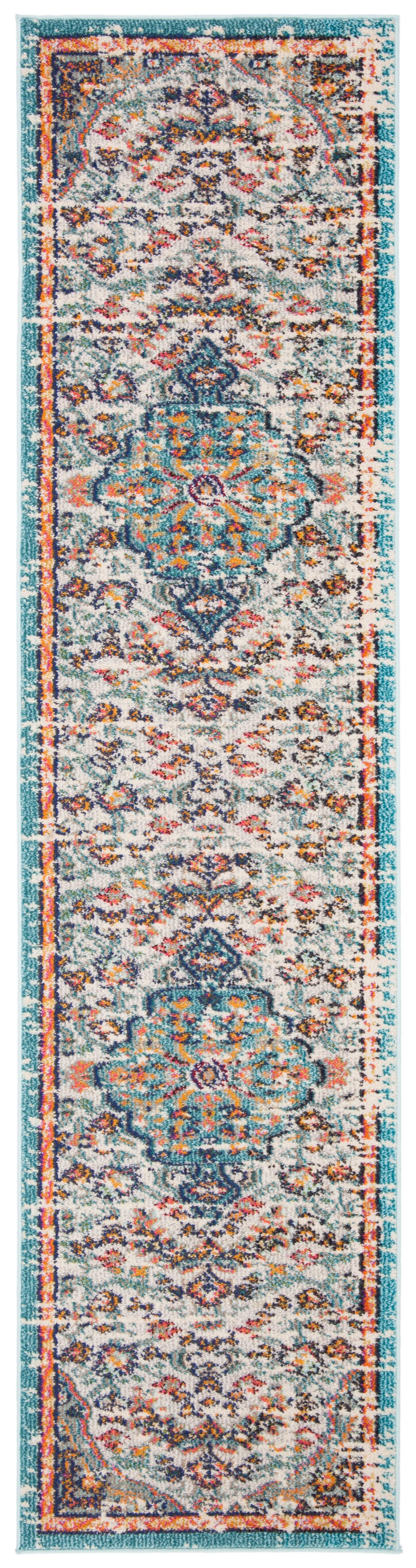 Safavieh Madison 2' x 8' Runner, Gray/Light Blue, large