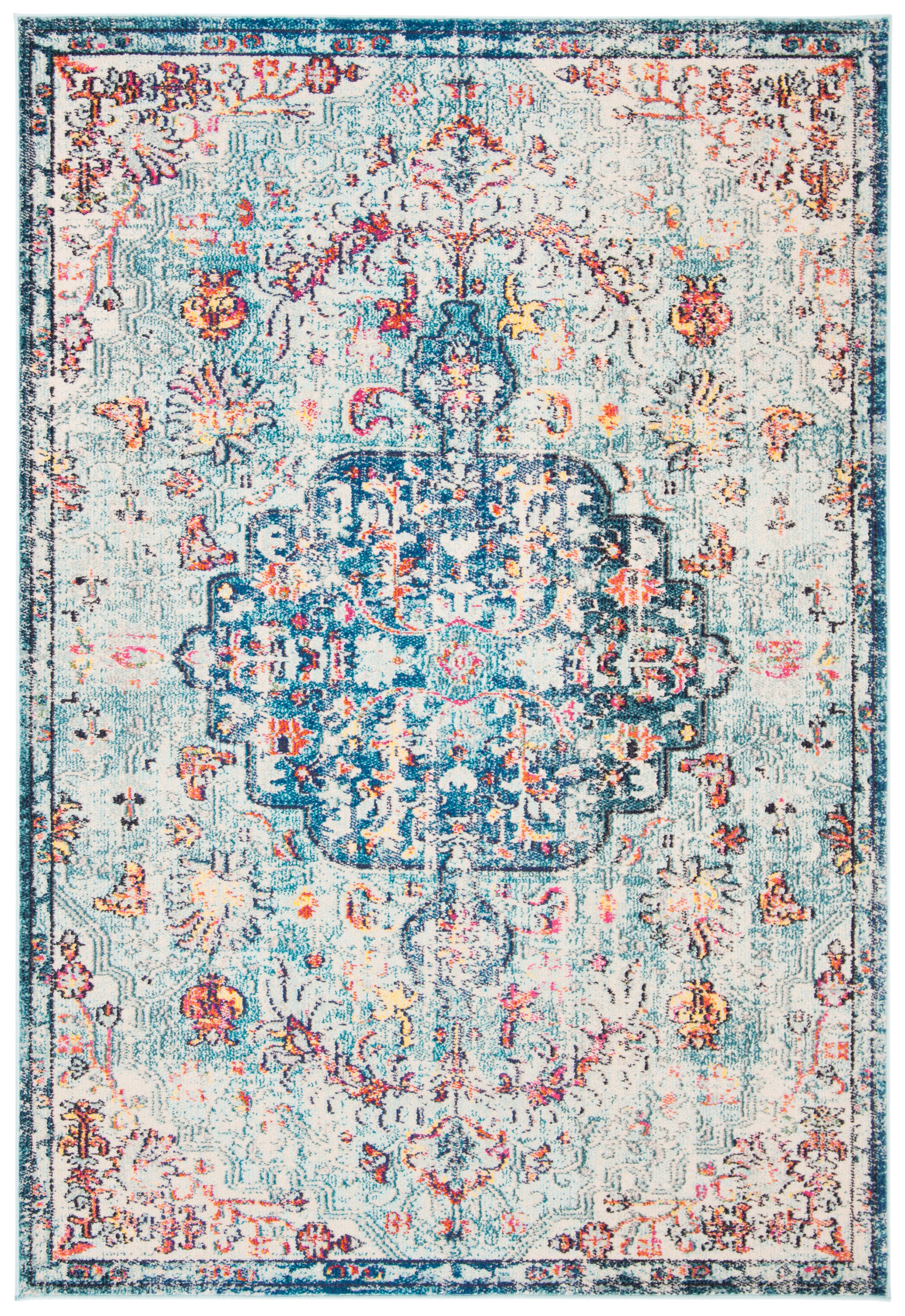 Safavieh Madison 5'-3 x 7'-6 Area Rug, Navy/Light Blue, large