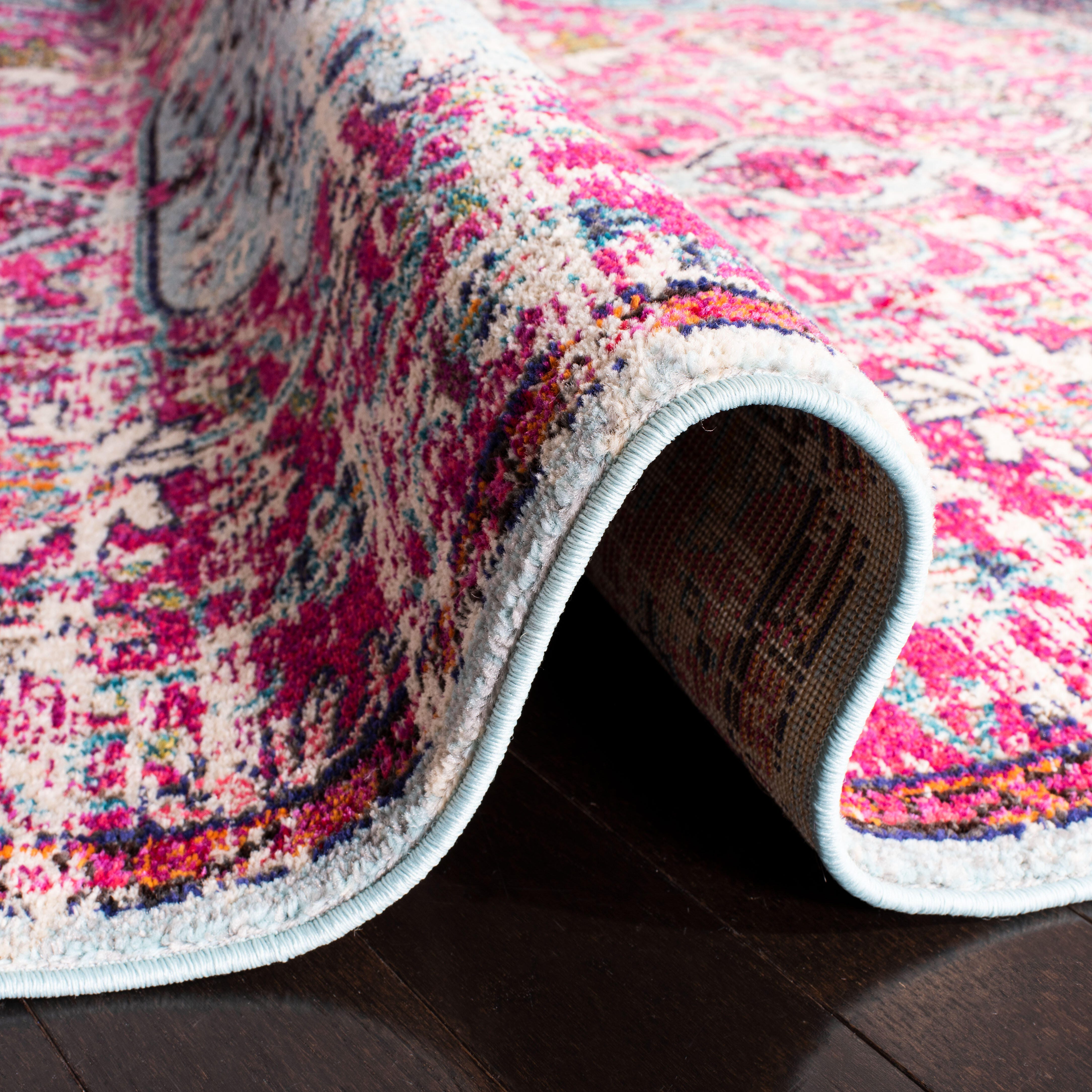 Safavieh Madison 10' x 14' Area Rug, Fuchsia/Teal, large
