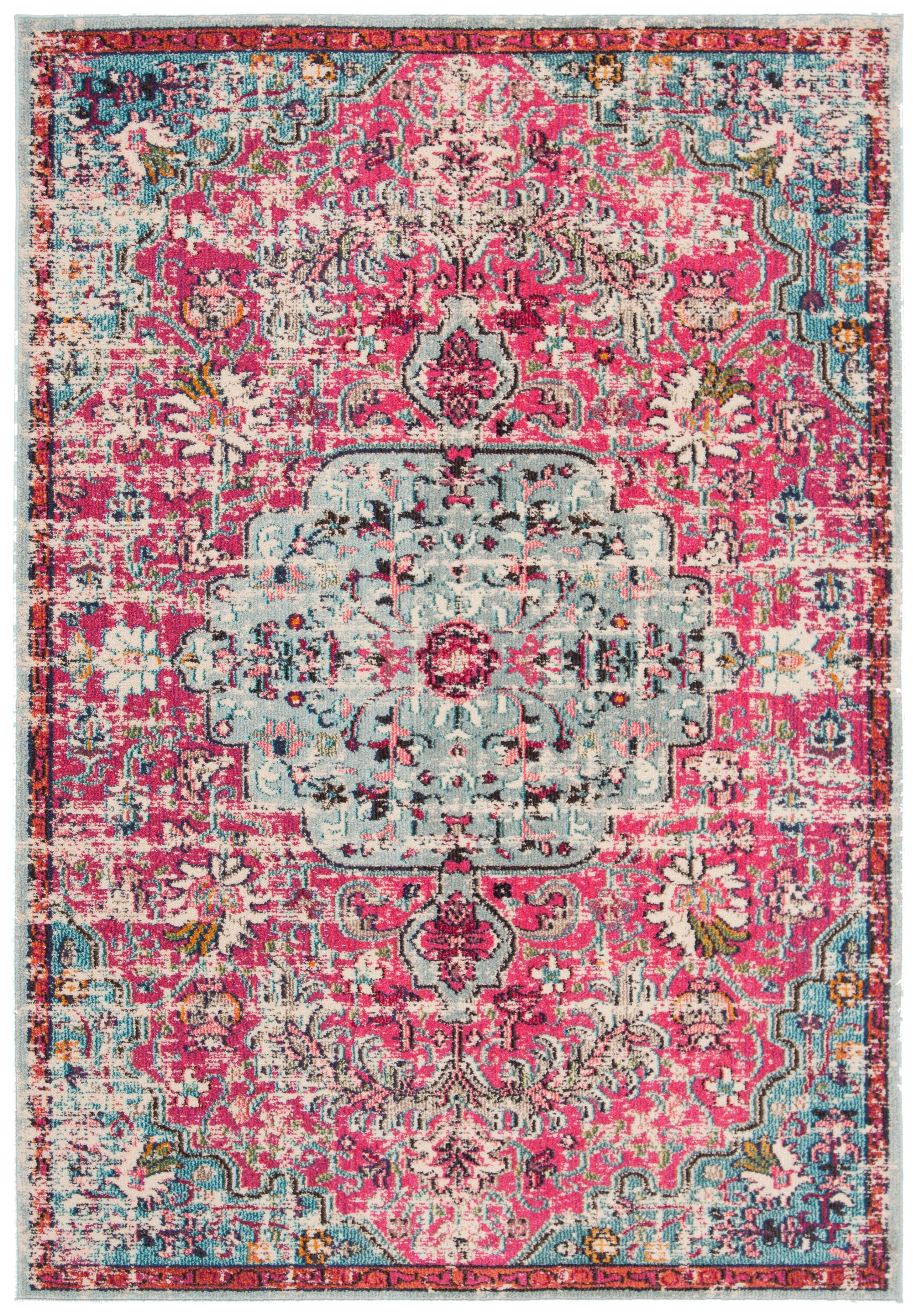 Safavieh Madison 5'-3 x 7'-6 Area Rug, Fuchsia/Teal, large