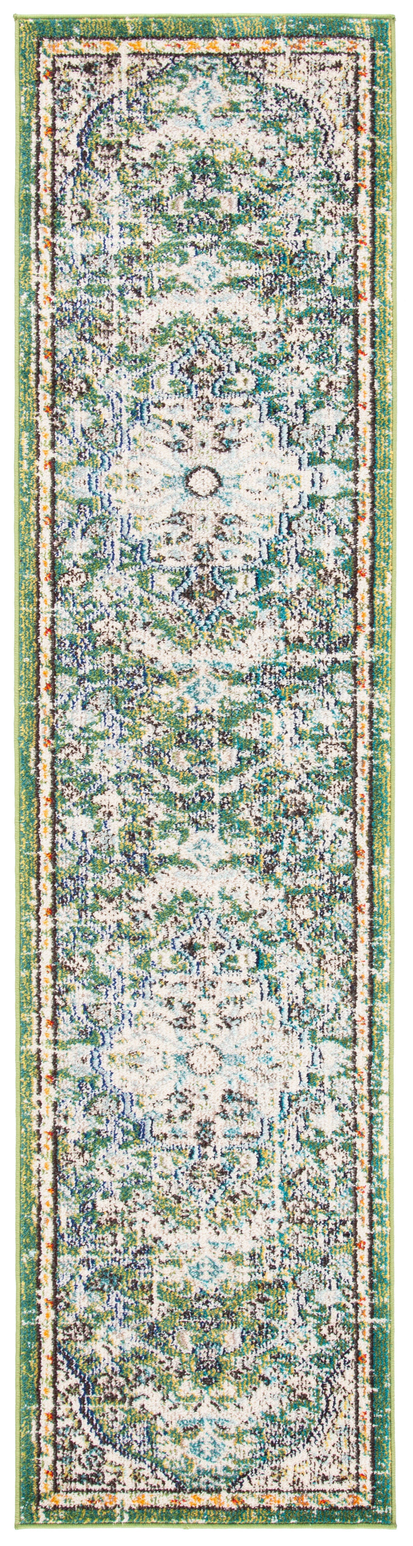 Safavieh Madison 2'-2 x 14' Runner, Green/Turquoise, large
