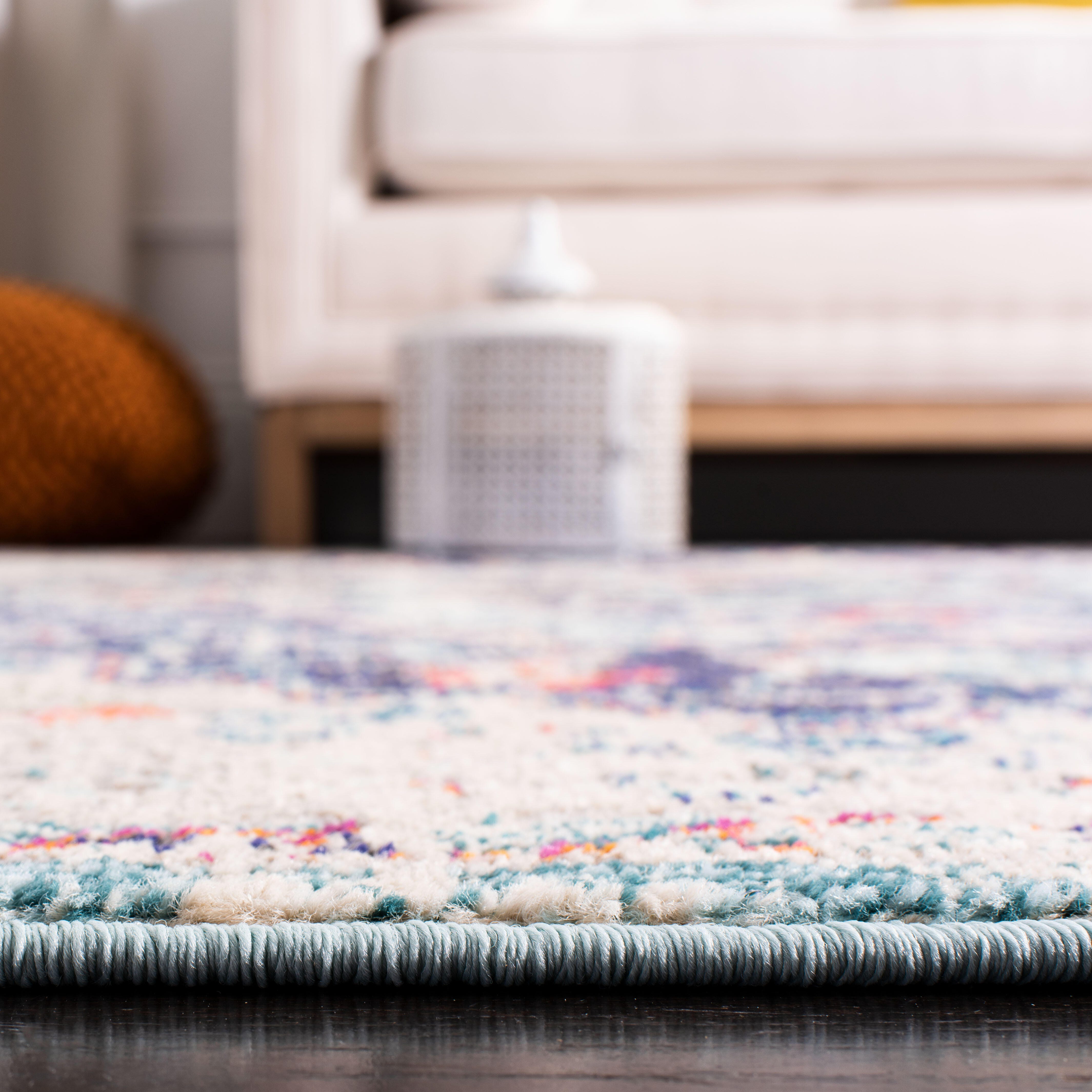 Safavieh Madison 2'-2 x 14' Runner, Black/Teal, large
