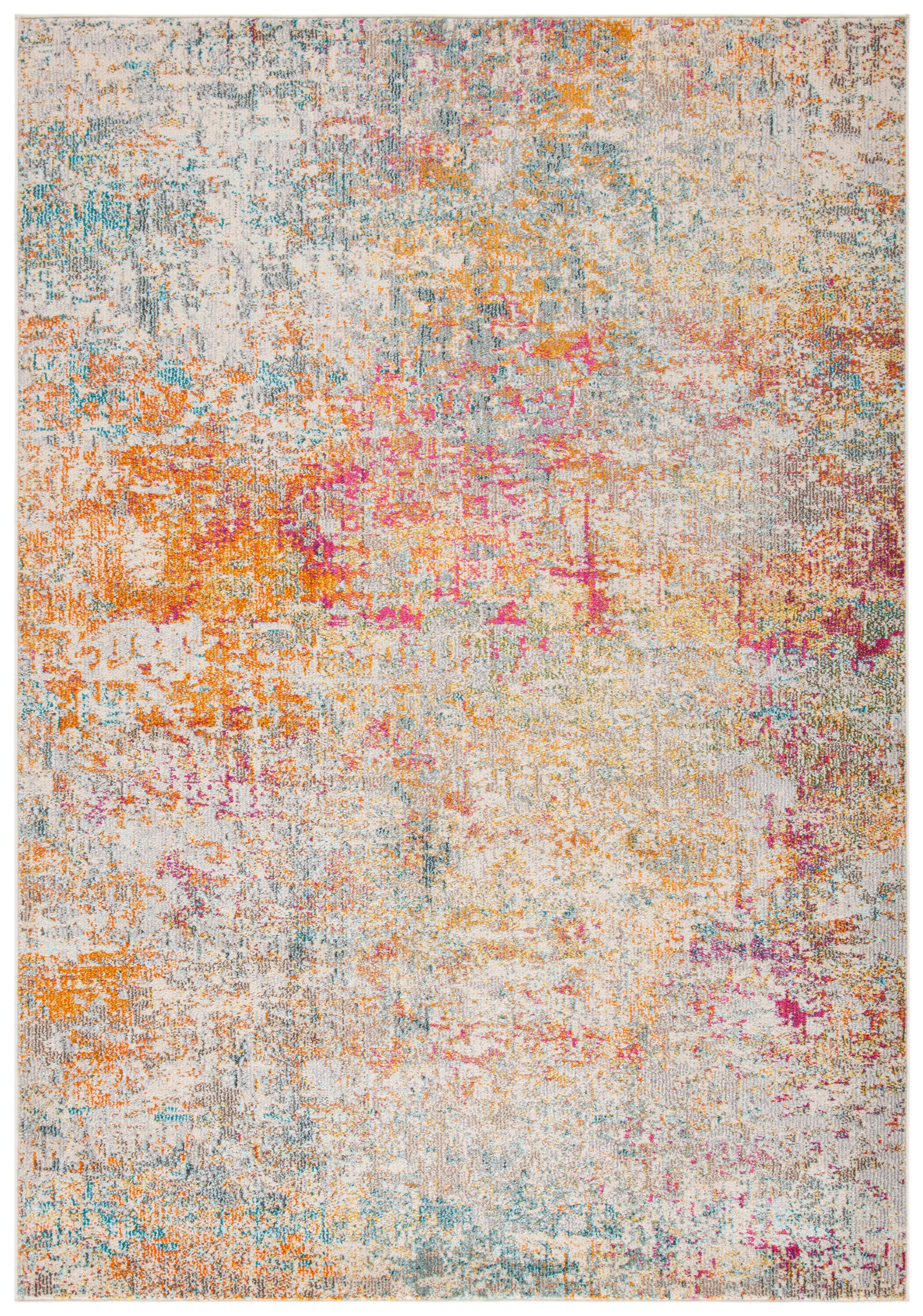 Safavieh Madison 5'-3 x 7'-6 Area Rug, Gray/Turquoise, large