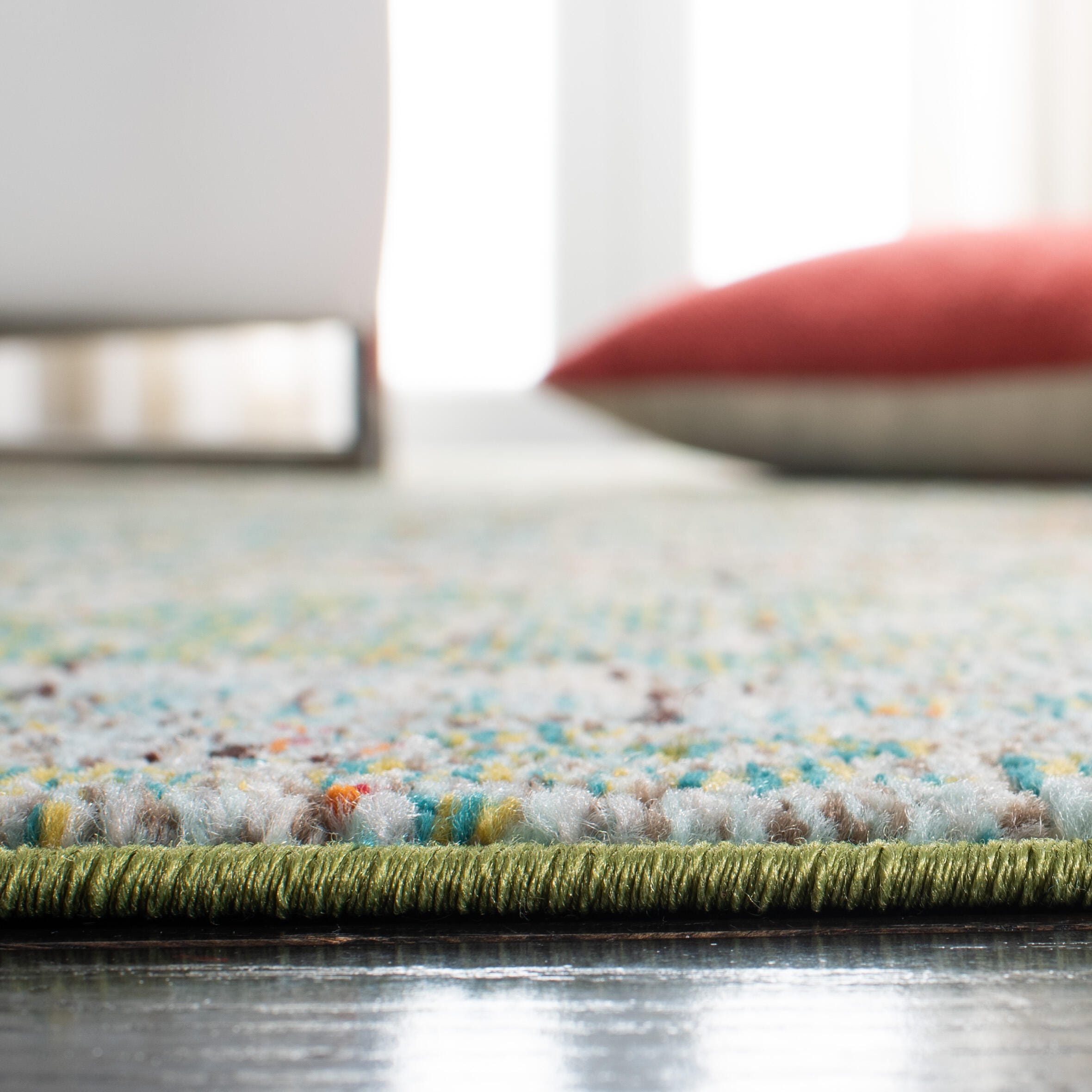 Safavieh Madison Madison 2'-2 x 4' Accent Rug, Green/Turquoise, large