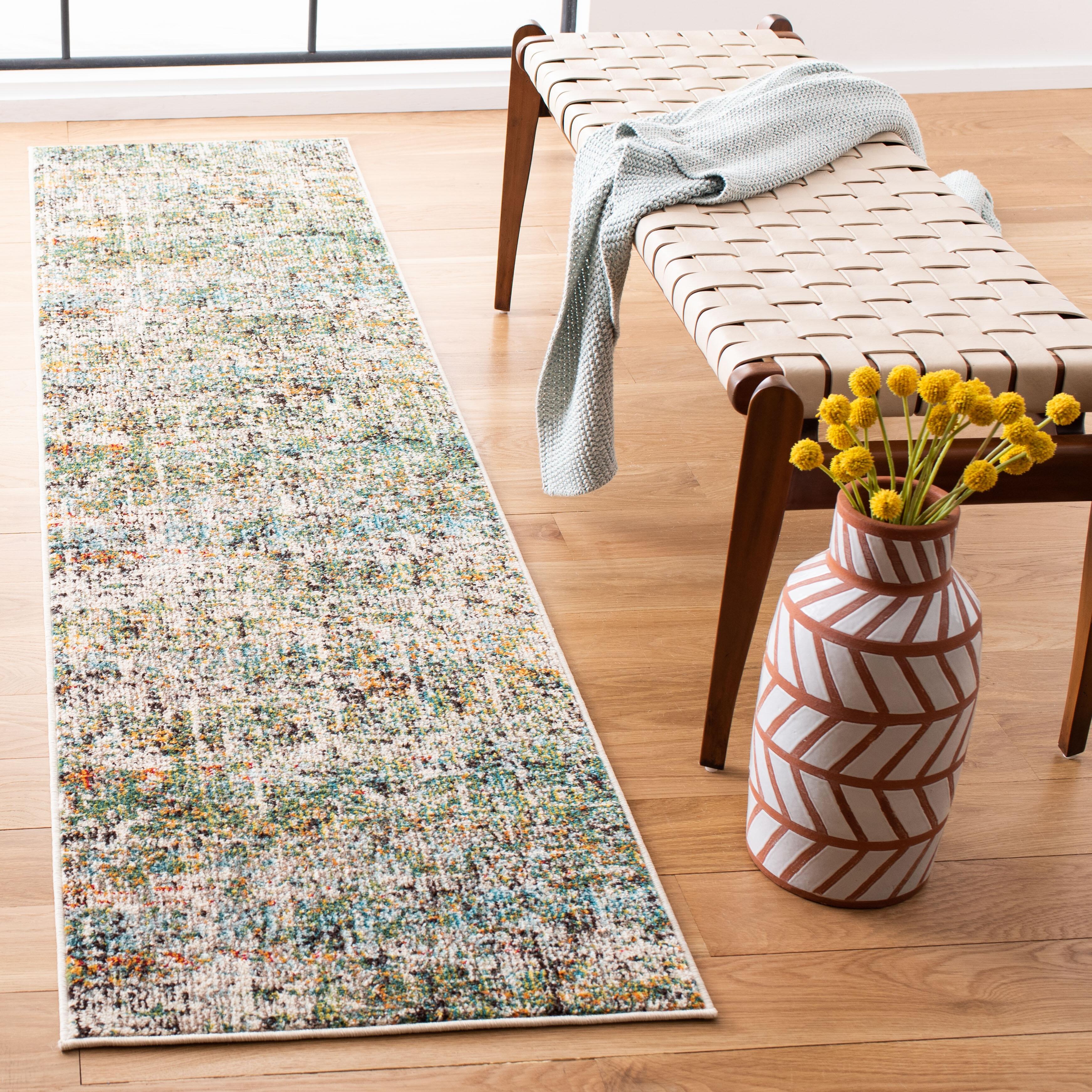 Safavieh Madison 2' x 8' Runner, Green/Turquoise, large