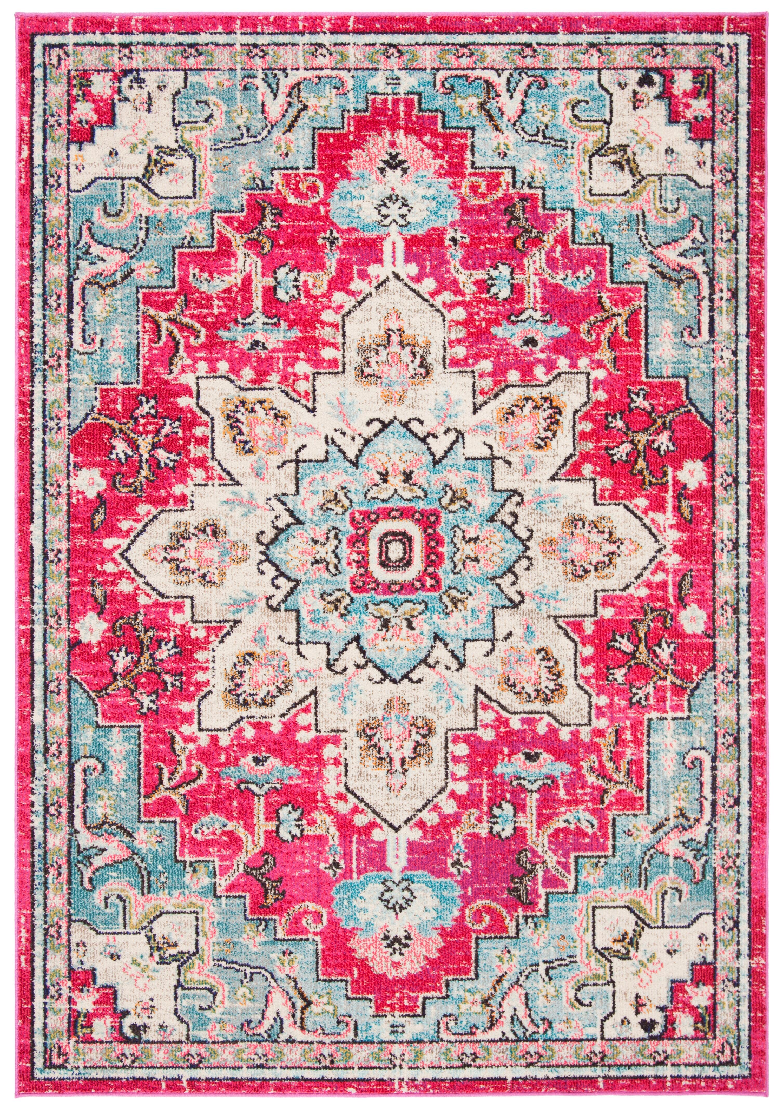 Safavieh Madison 5'-3 x 7'-6 Area Rug, Fuchsia/Blue, large