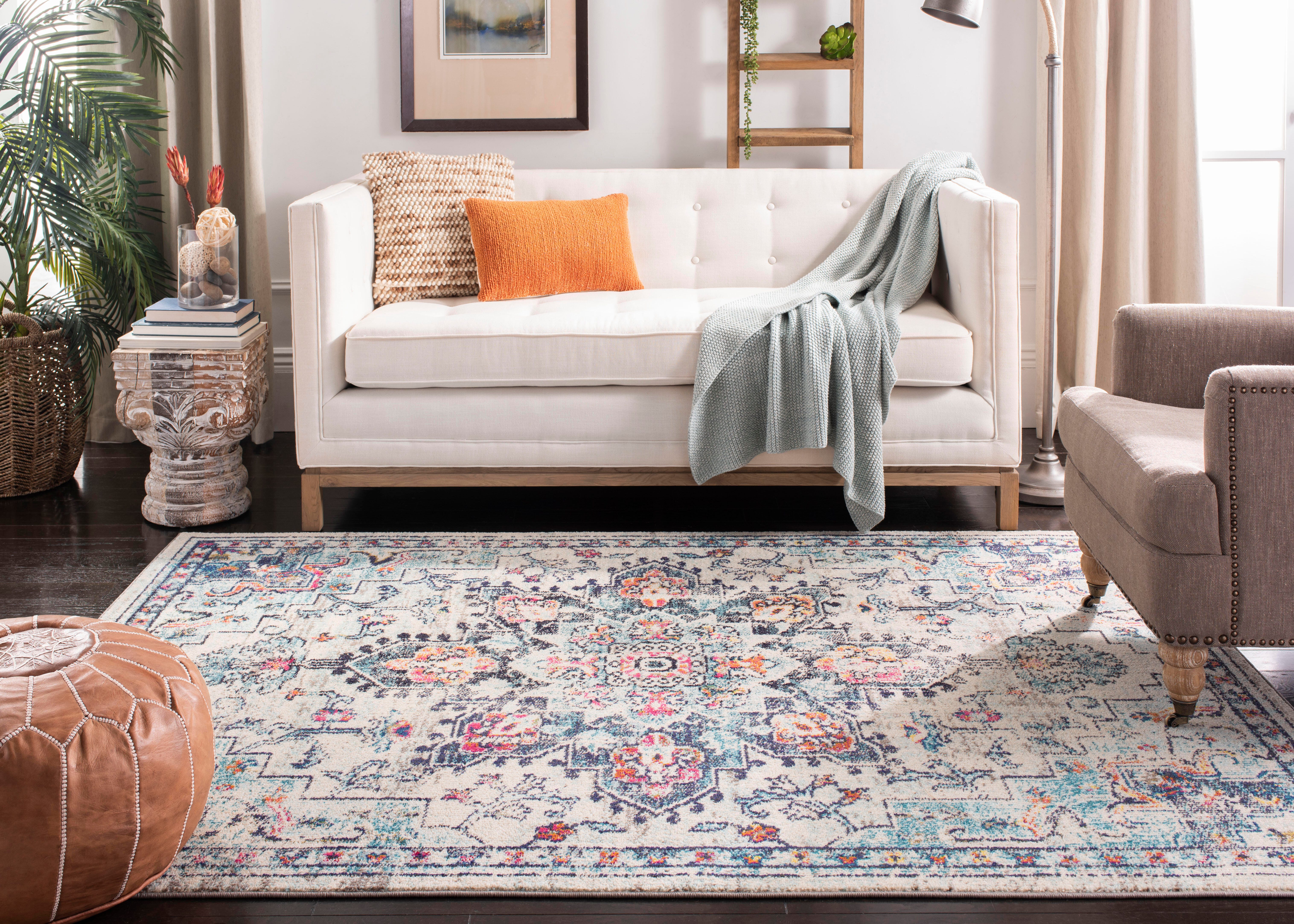 Safavieh Madison 5'-3 x 7'-6 Area Rug, Blue/Cream, large