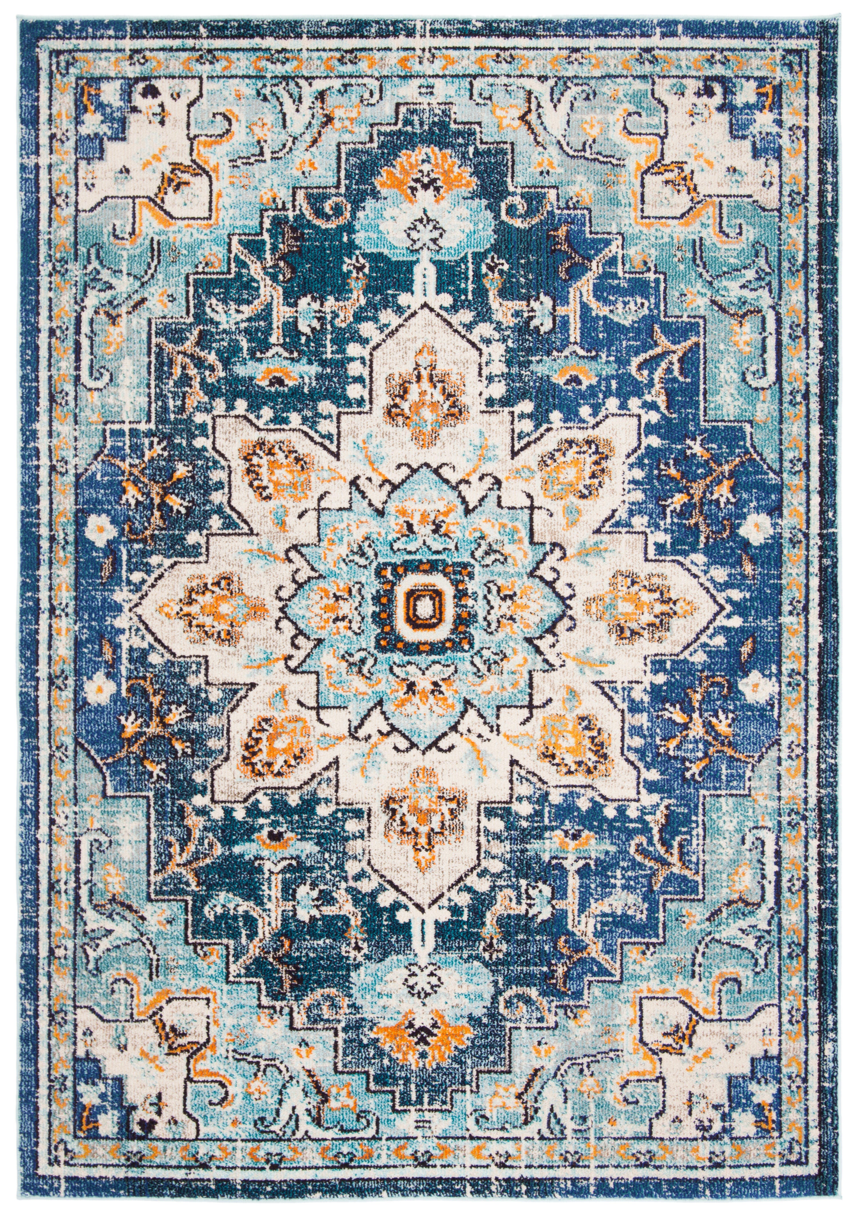 Safavieh Madison 4' x 6' Area Rug, Blue/Light Blue, rollover