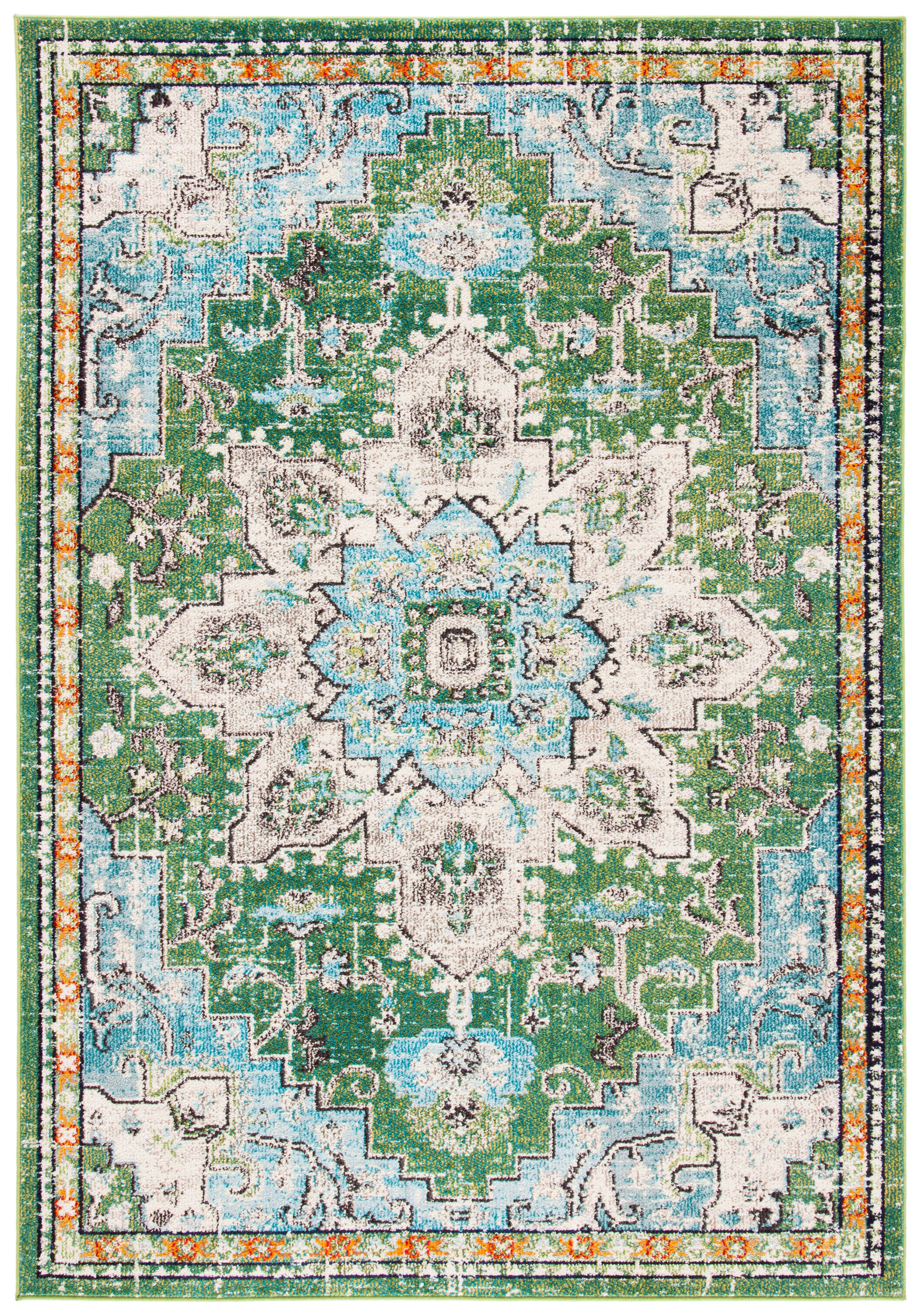Safavieh Madison 4' x 6' Area Rug, Turquoise/Green, rollover