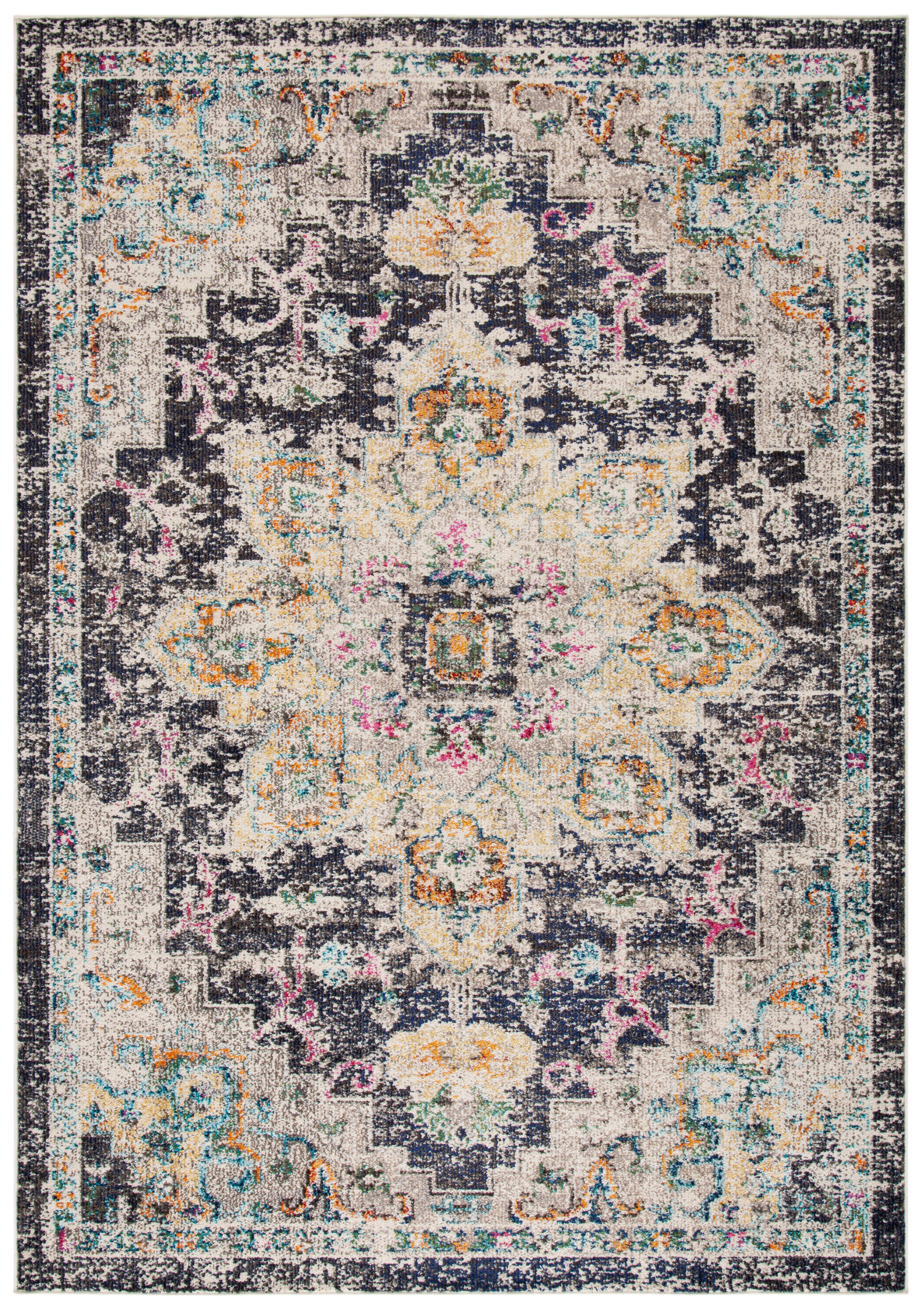 Safavieh Madison Madison 8' x 10' Area Rug, Black/Gray, large