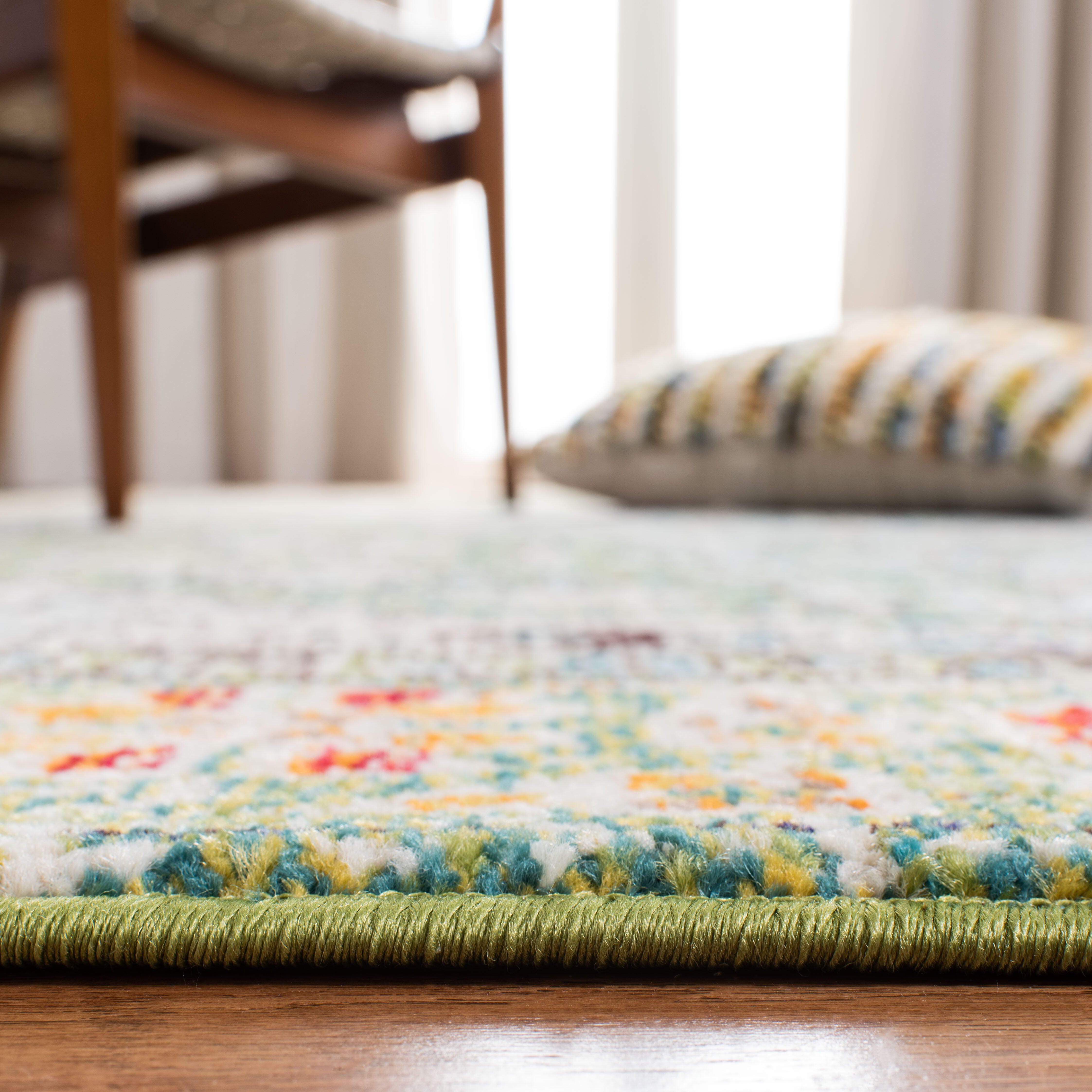 Safavieh Madison 2'-2 x 4' Accent Rug, Green/Turquoise, large