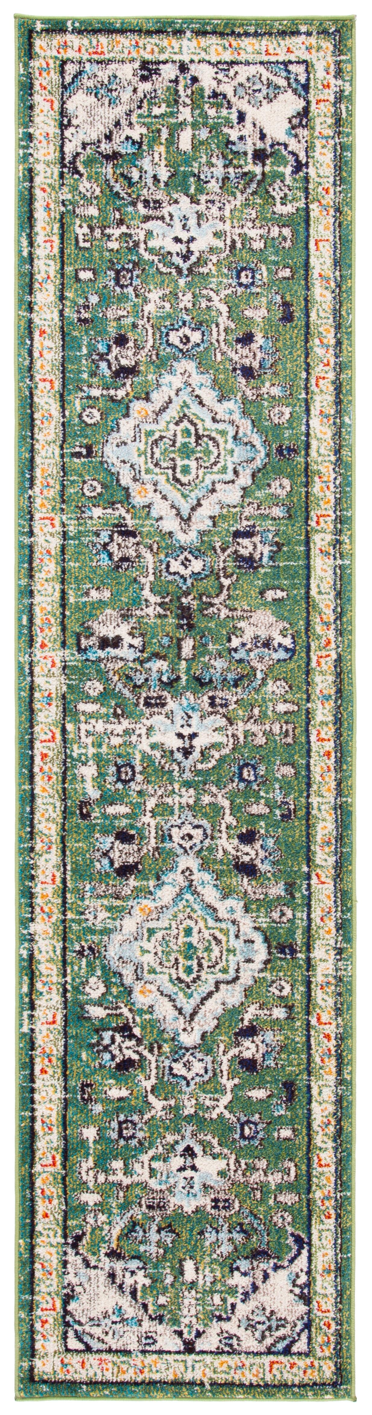 Safavieh Madison 2' x 8' Runner, Green/Turquoise, large