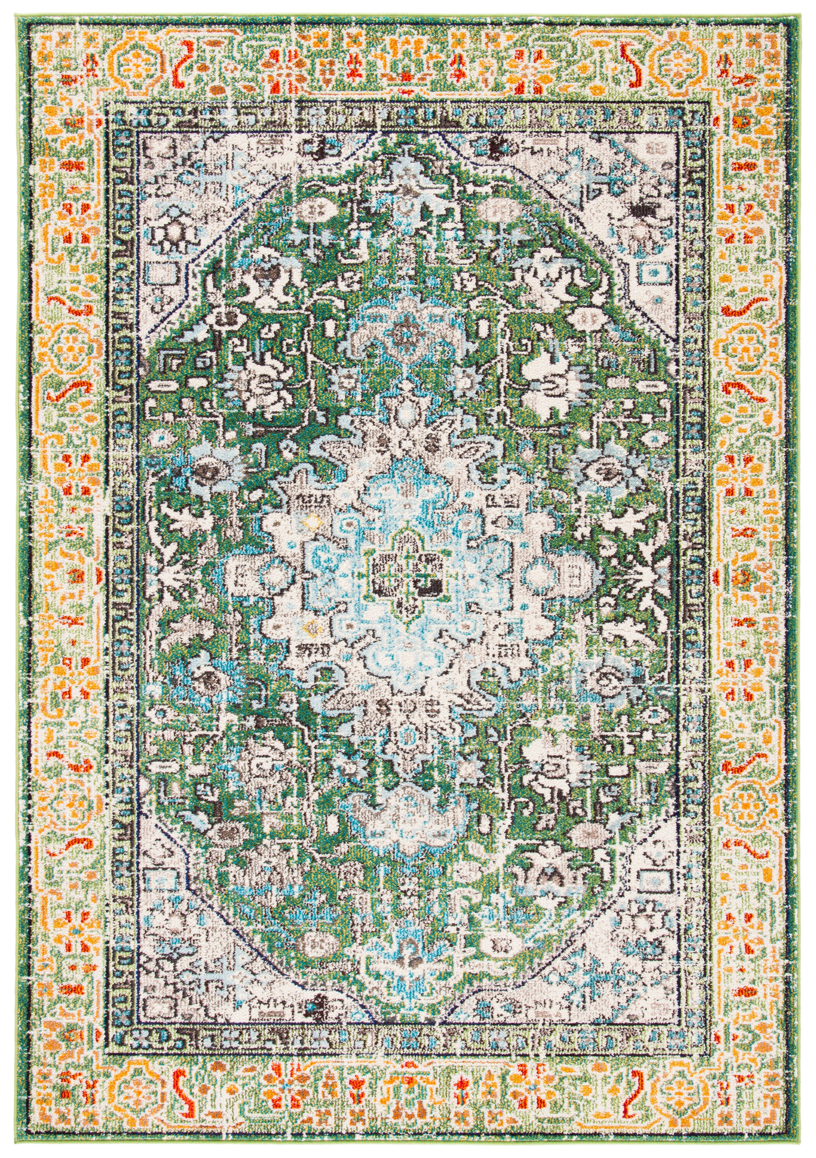 Safavieh Madison 3' x 5' Area Rug, Green/Turquoise, large