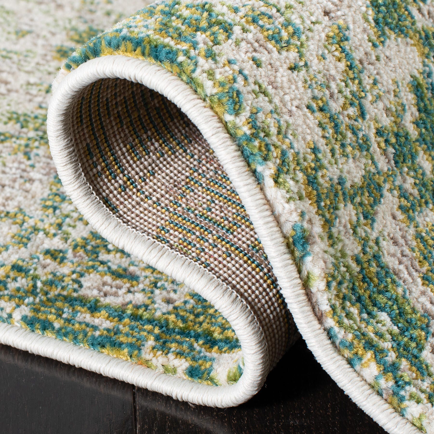 Safavieh Madison Madison 5'-3 x 7'-6 Area Rug, Green/Ivory, large