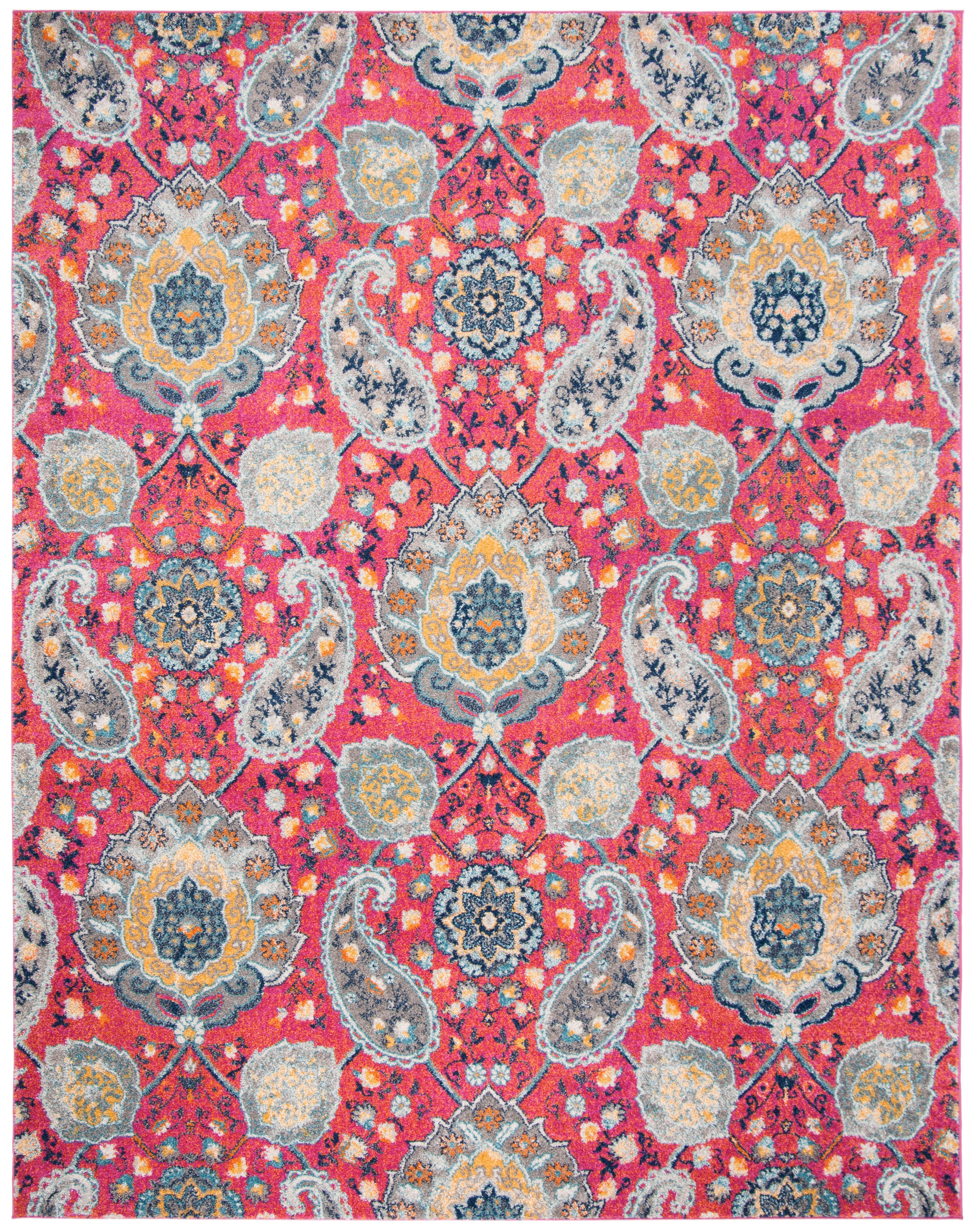 Safavieh Madison 8' x 10' Area Rug, Fuchsia/Gold, large