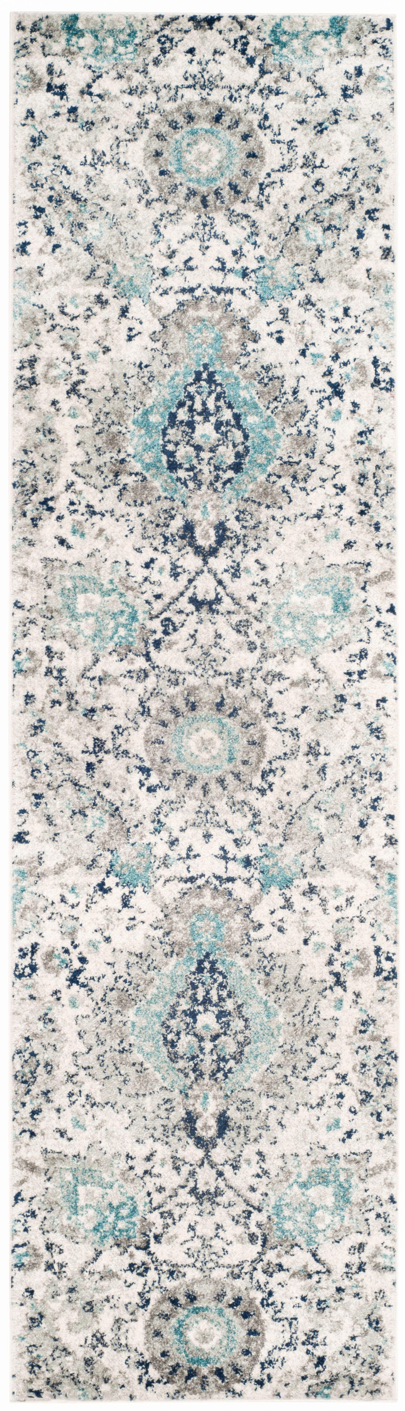 Safavieh Madison 2'-3 x 16' Runner, Cream/Light Gray, large
