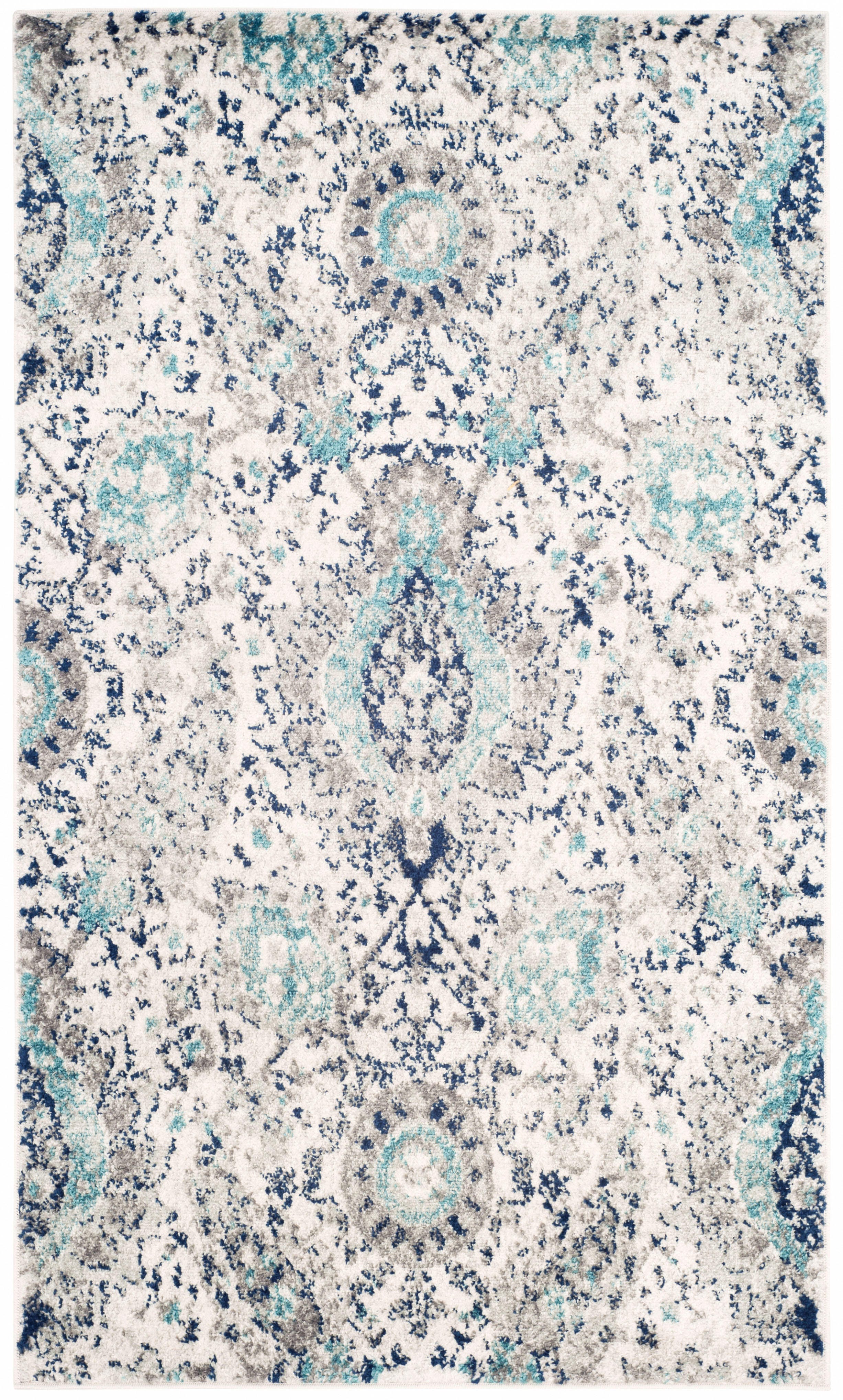 Safavieh Madison 4' x 6' Area Rug, Cream/Light Gray, large