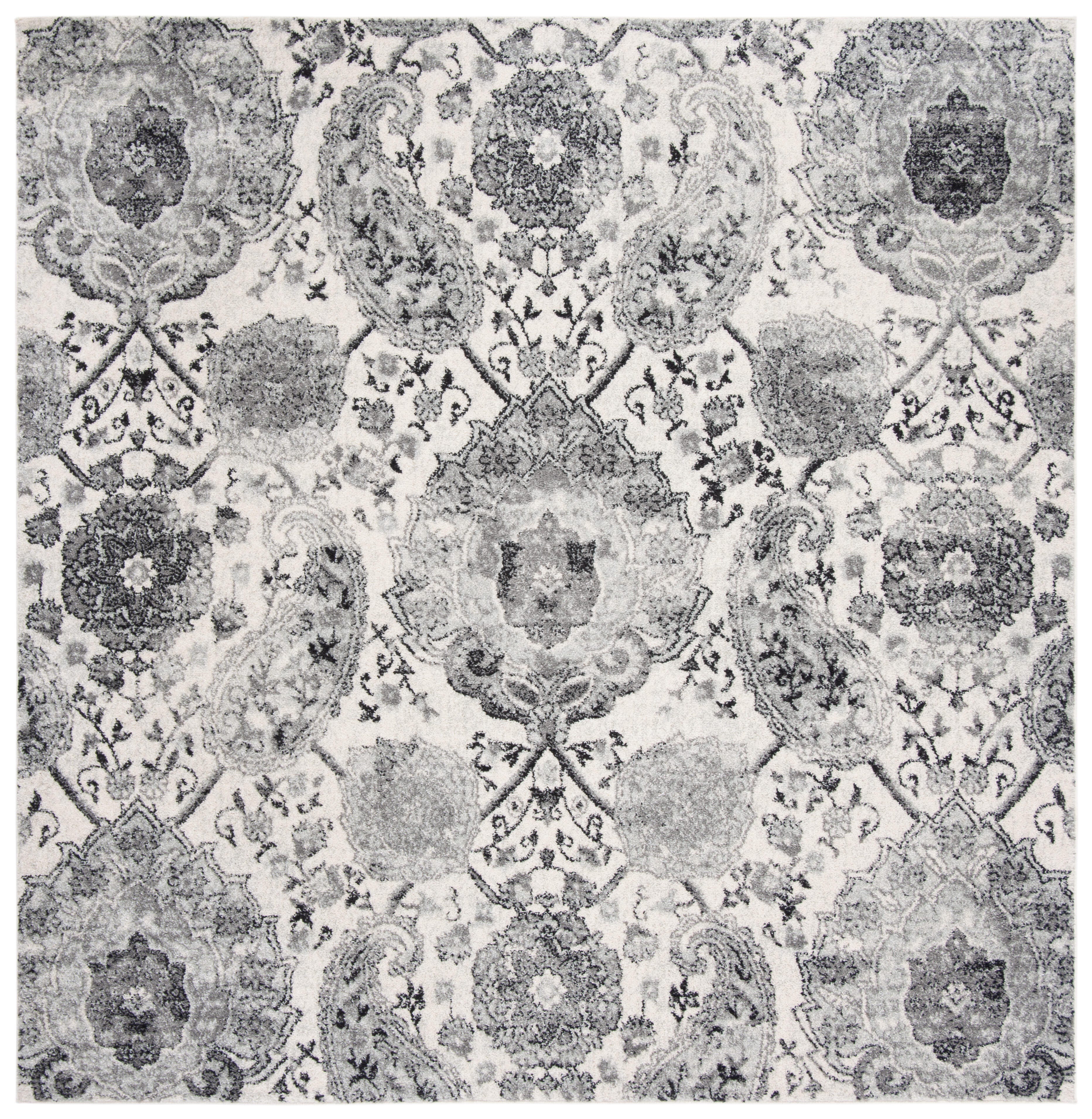 Safavieh Madison 3' x 3' Square Area Rug, Cream/Silver, large