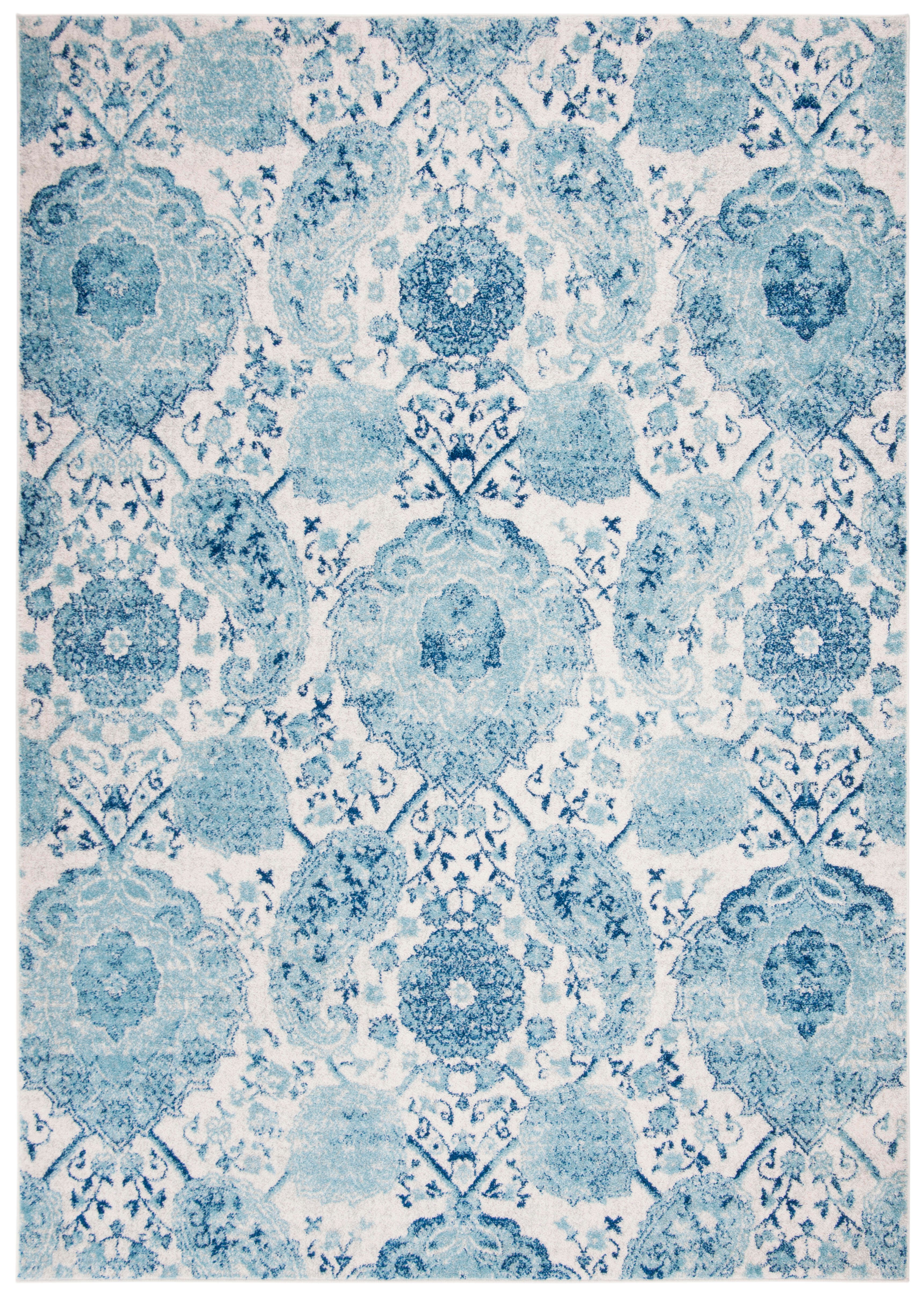 Safavieh Madison 6'-7 x 9'-2 Area Rug, Cream/Turquoise, large