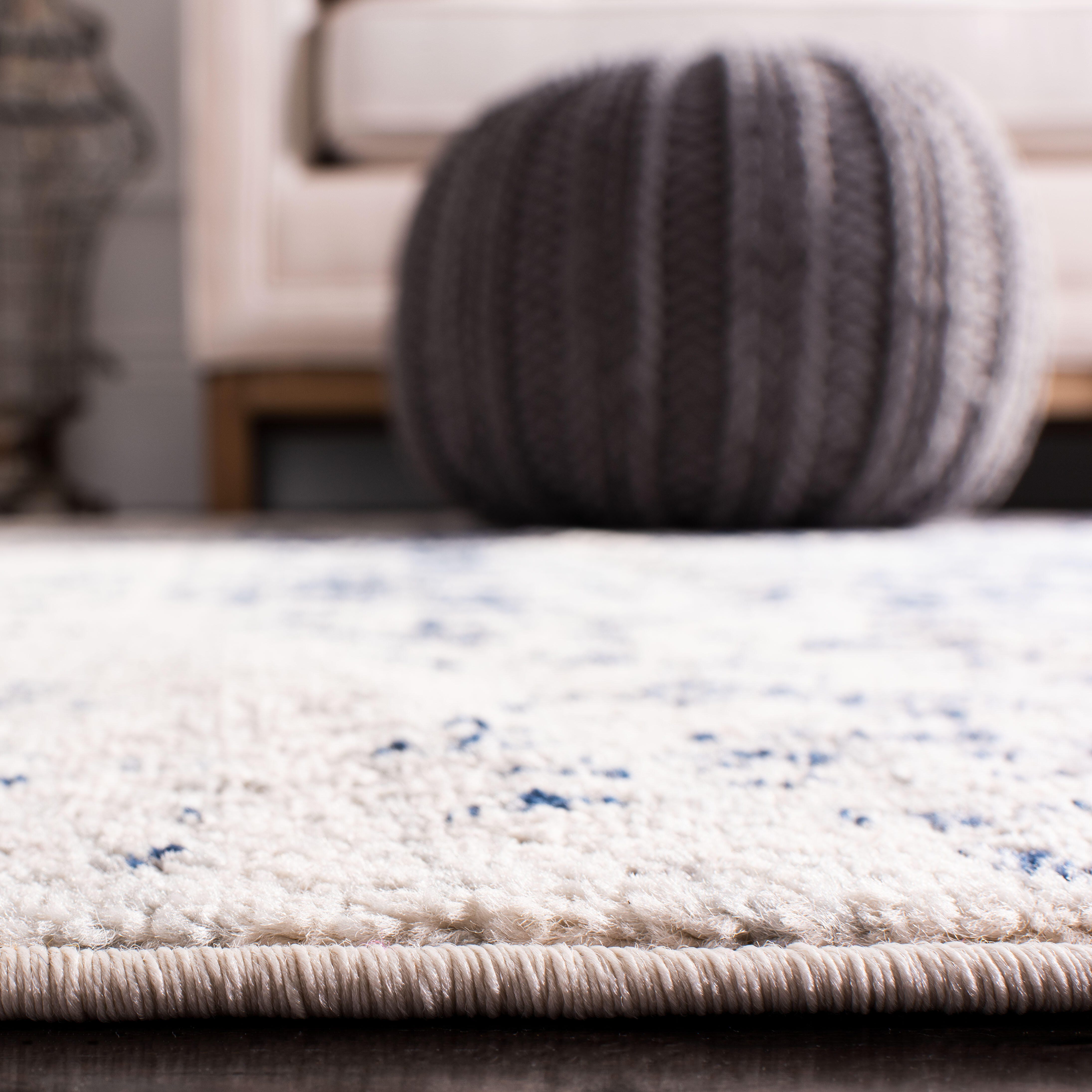 Safavieh Madison Madison 2'-3 x 14' Runner, Cream/Navy, large