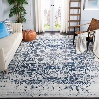 Safavieh Madison Madison 8' x 10' Area Rug, Cream/Navy, large