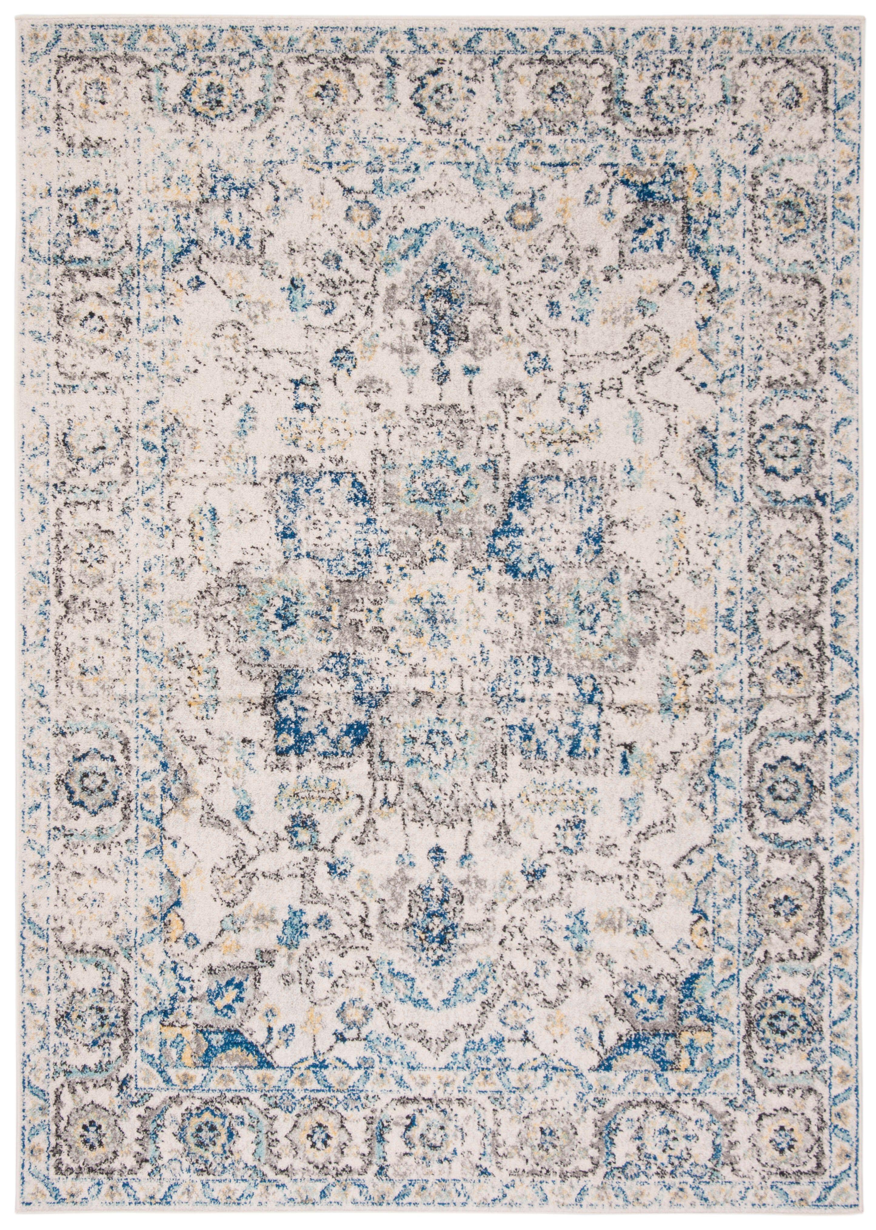 Safavieh Madison 6'-7 x 9'-2 Area Rug, Gray/Ivory, large