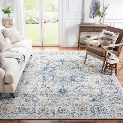 Safavieh Madison 8' x 10' Area Rug, Gray/Ivory, rollover