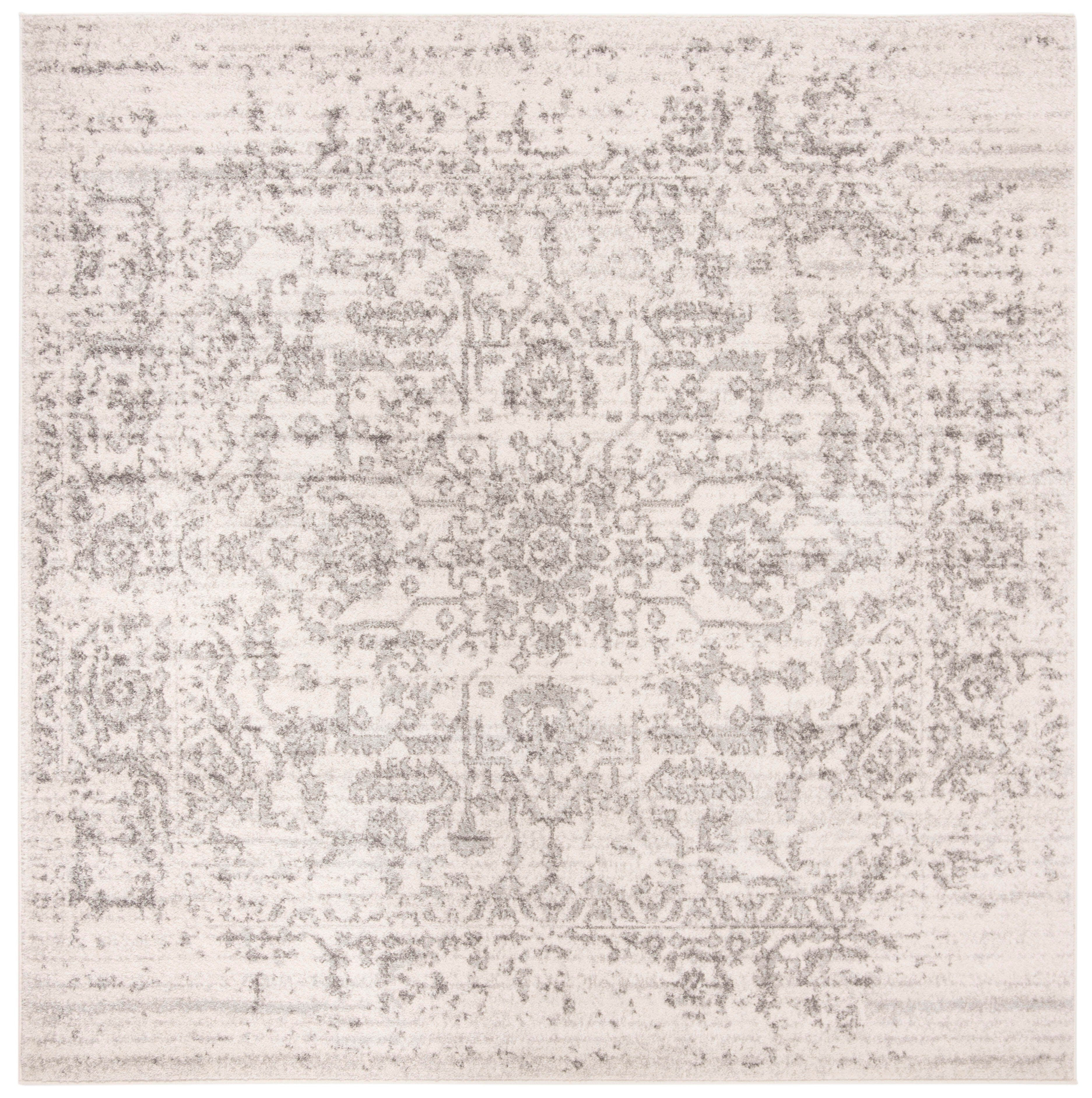 Safavieh Madison 4' x 4' Square Area Rug, Silver/Ivory, large