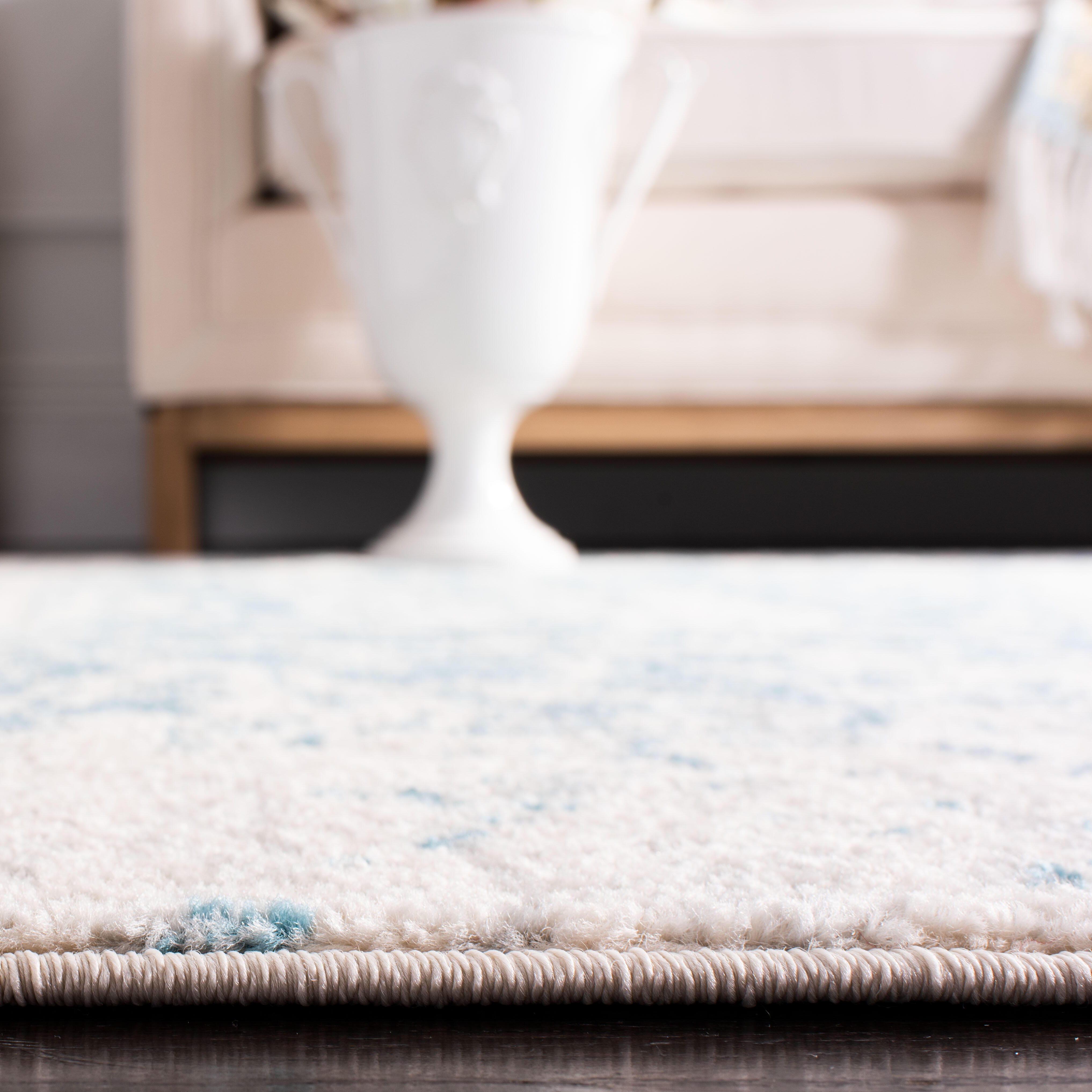 Safavieh Madison Madison 2'-3 x 16' Runner, Teal/Ivory, large