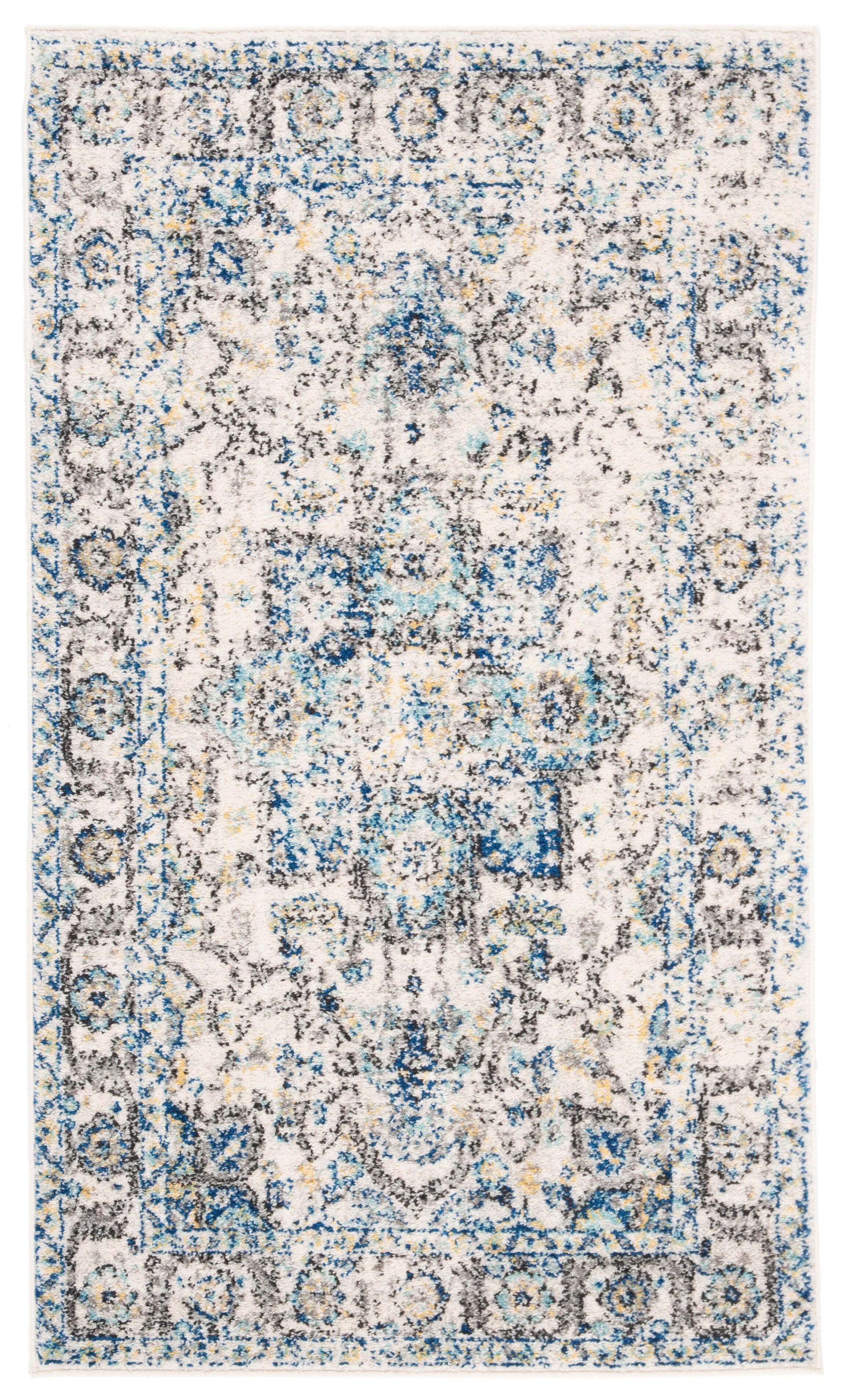 Safavieh Madison 2'-3 x 4' Accent Rug, Turquoise/Ivory, rollover