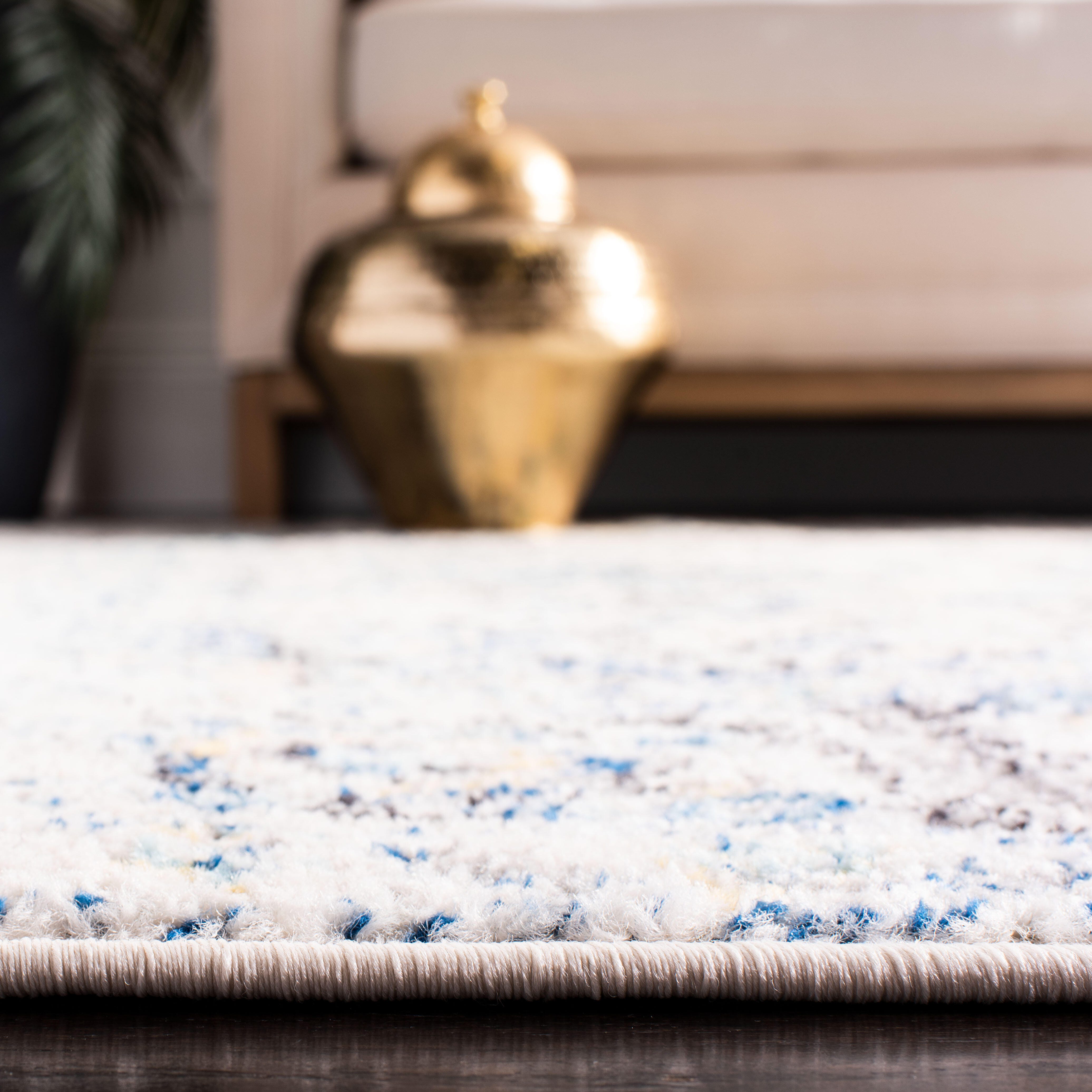 Safavieh Madison Madison 2'-3 x 6' Runner, Turquoise/Ivory, large