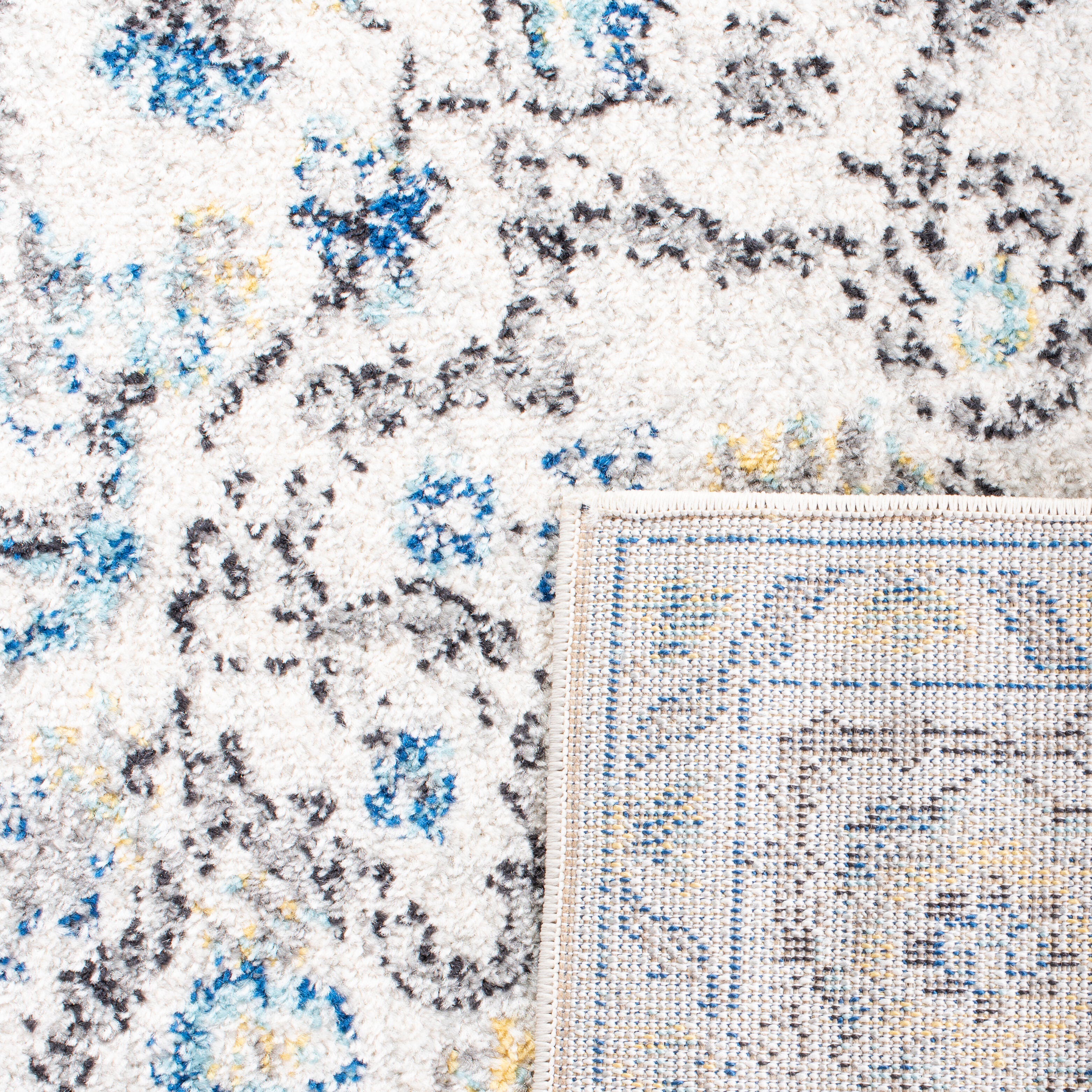Safavieh Madison Madison 2'-3 x 6' Runner, Turquoise/Ivory, large