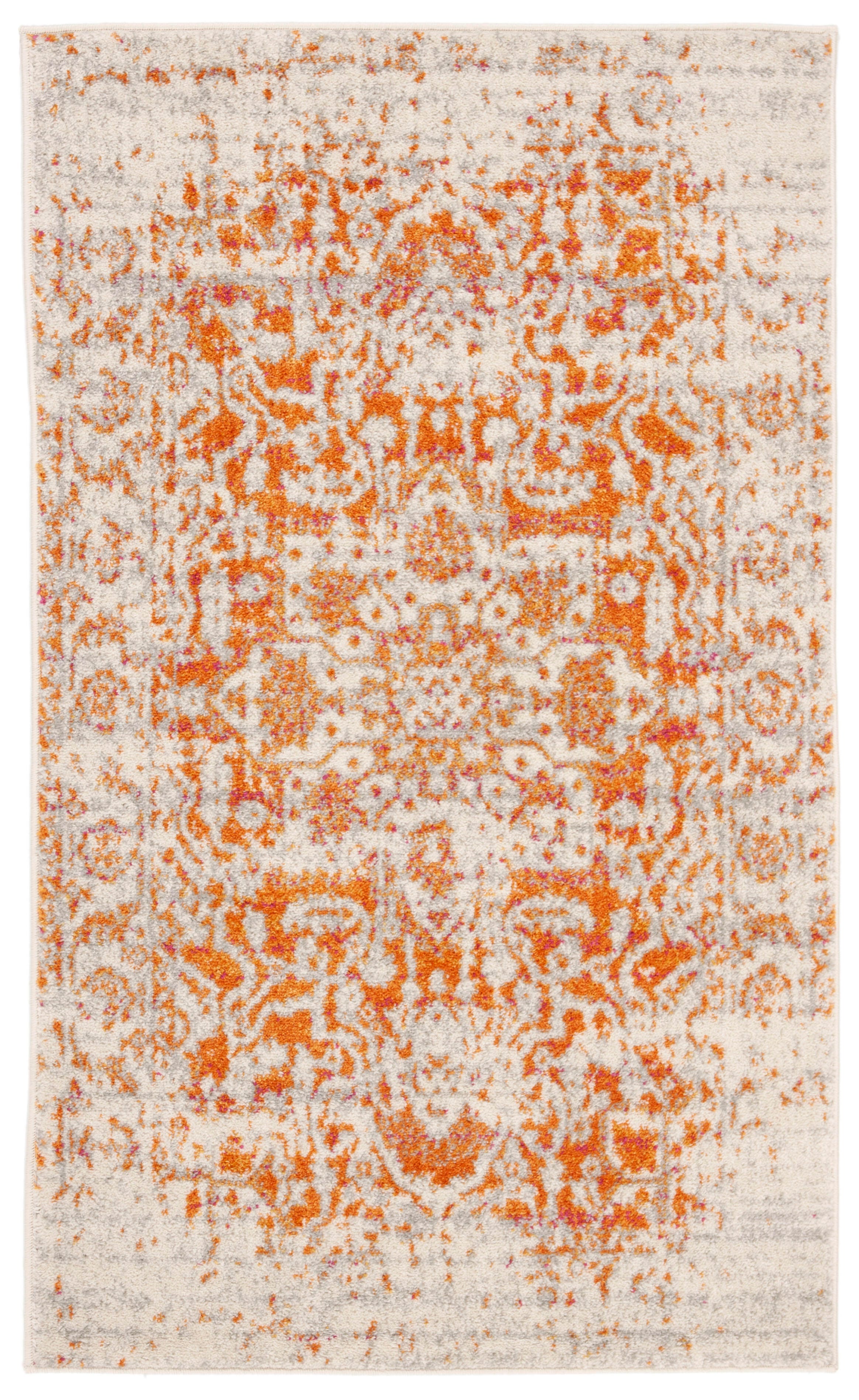 Safavieh Madison 2'-3 x 4' Accent Rug, Orange/Ivory, large