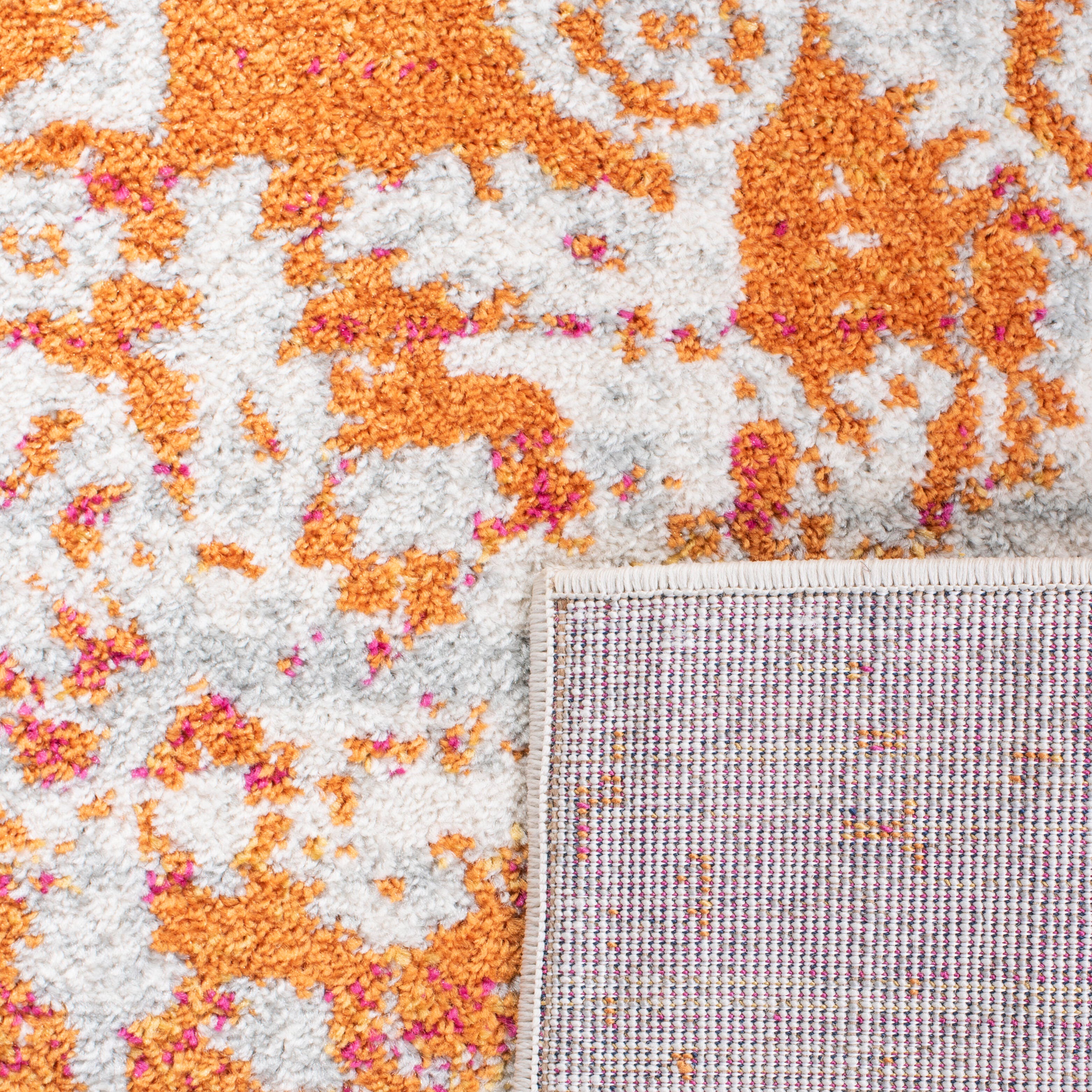 Safavieh Madison Madison 2'-3 x 4' Accent Rug, Orange/Ivory, large