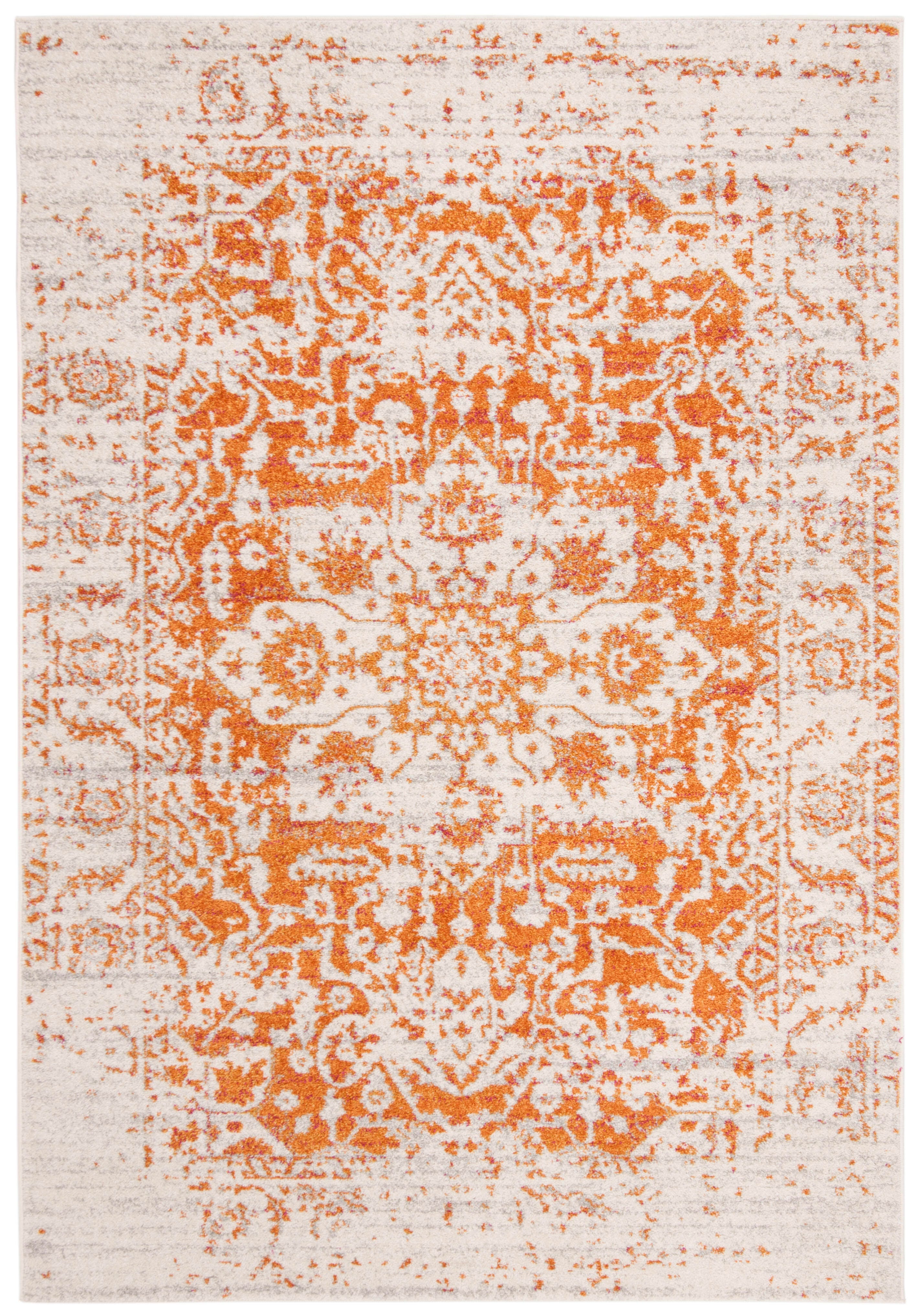 Safavieh Madison 6'-7 x 9'-2 Area Rug, Orange/Ivory, large
