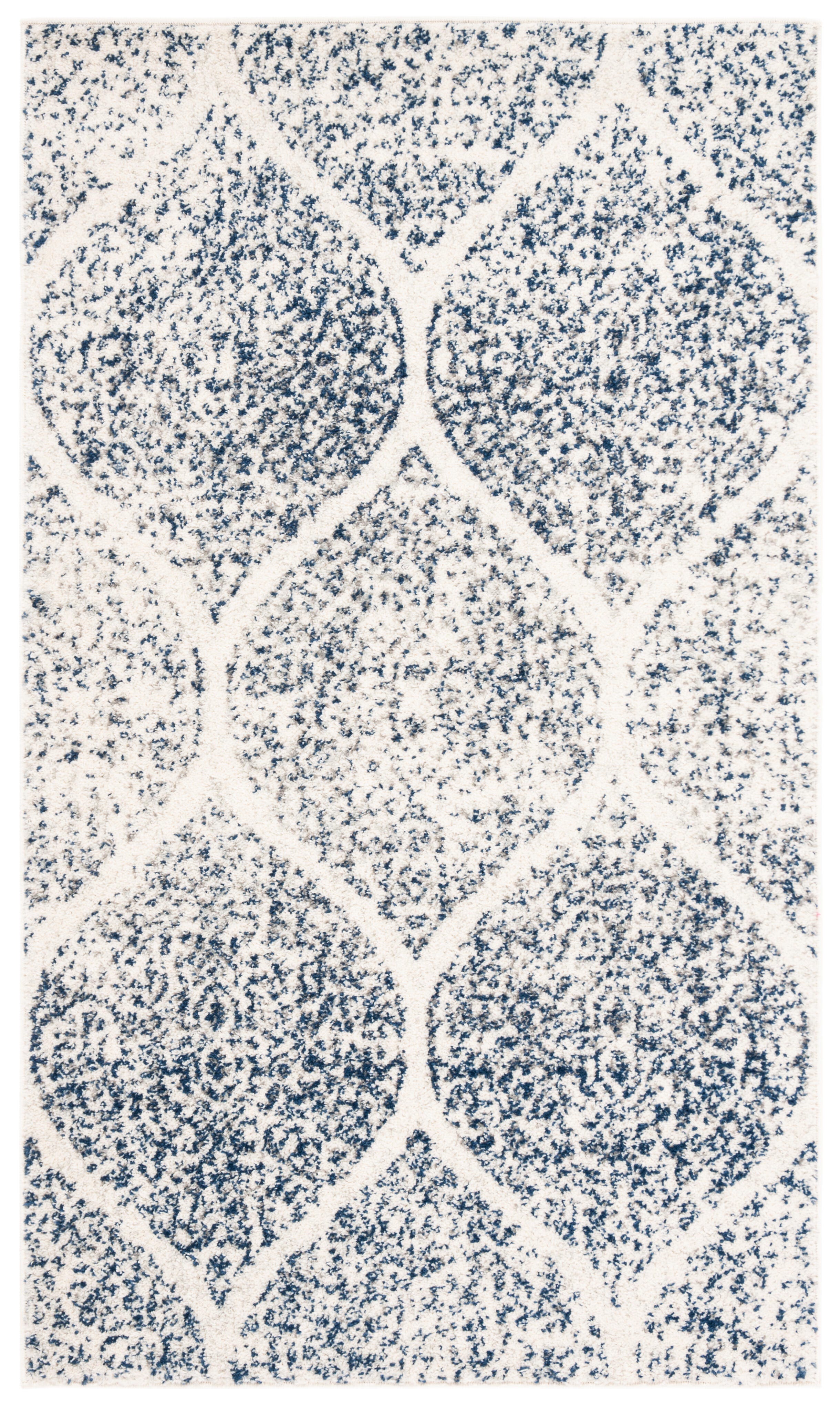 Safavieh Madison 2'-3 x 4' Accent Rug, Cream/Royal Blue, rollover