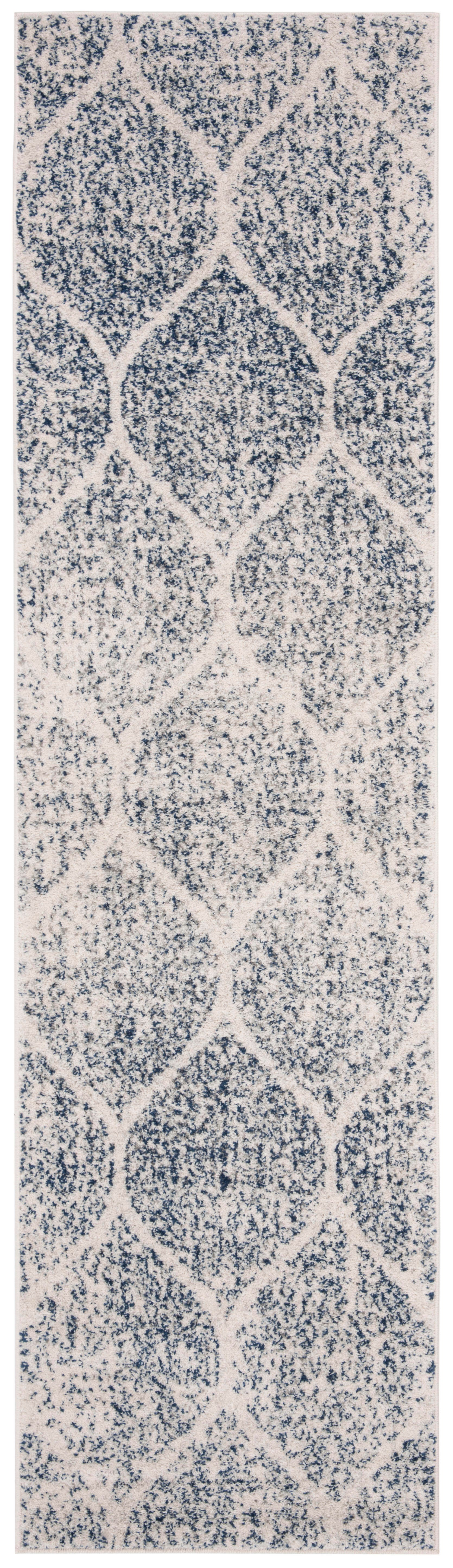 Safavieh Madison 2'-3 x 6' Runner, Cream/Royal Blue, large