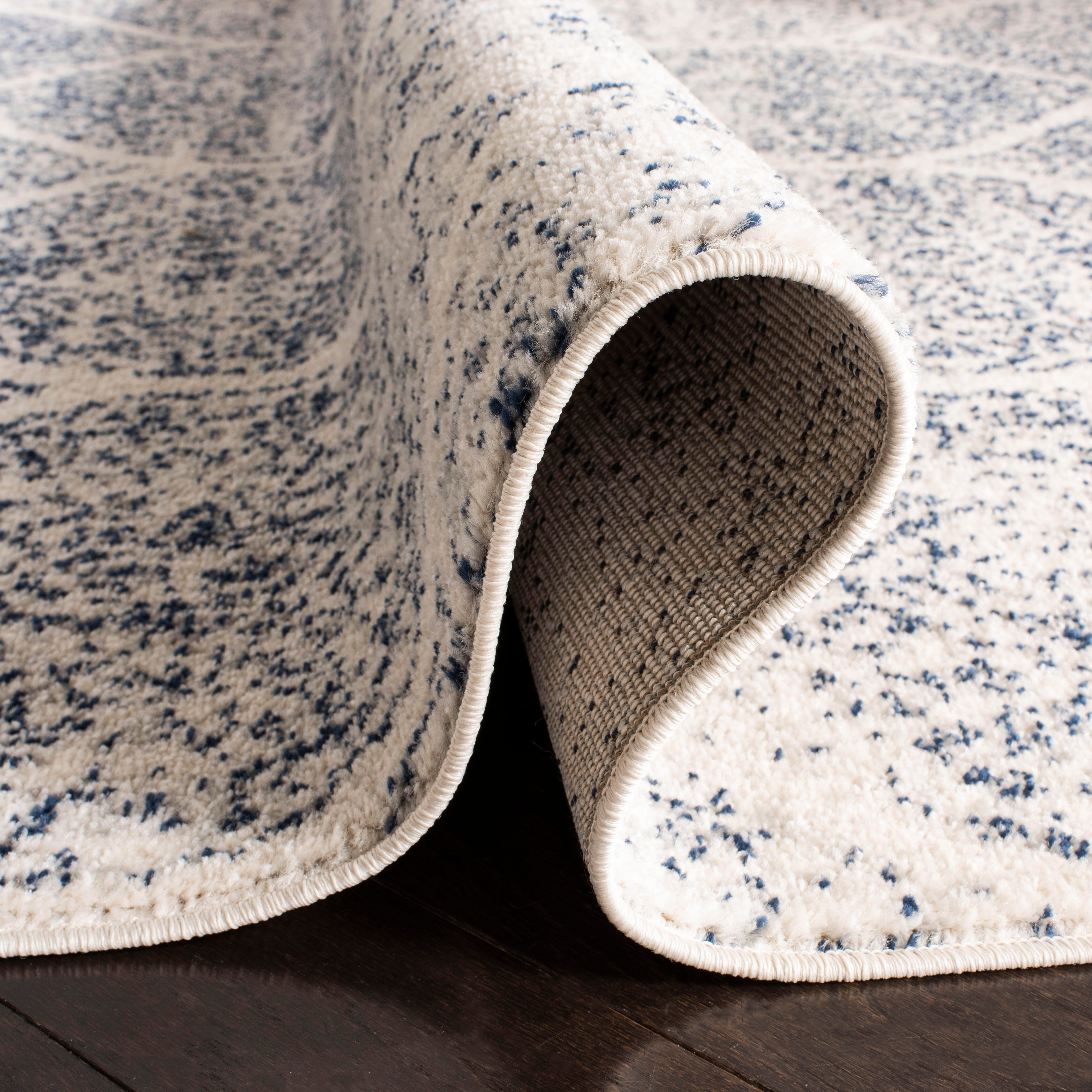 Safavieh Madison 2'-3 x 6' Runner, Cream/Royal Blue, large