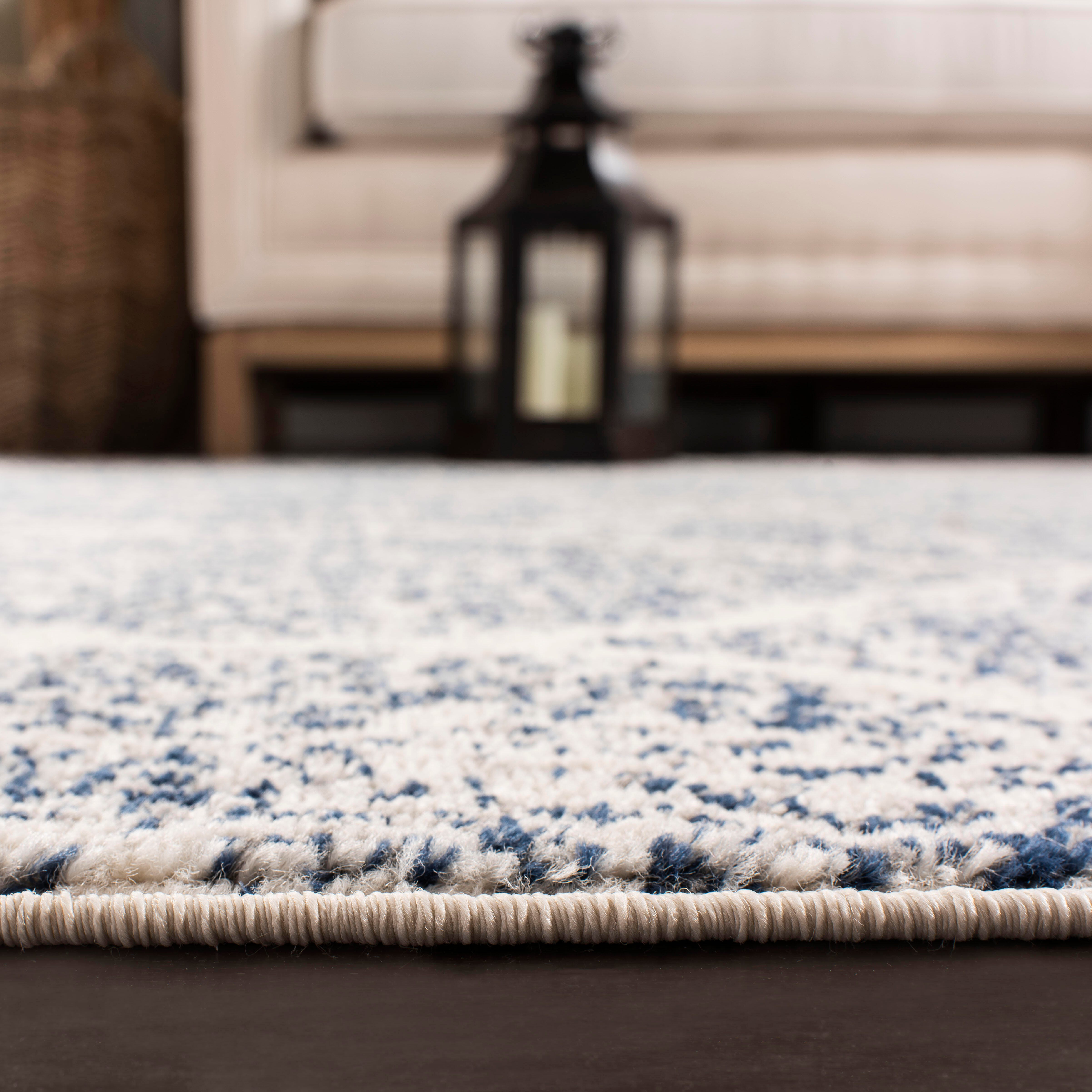 Safavieh Madison 4' x 4' Square Area Rug, Cream/Royal Blue, large