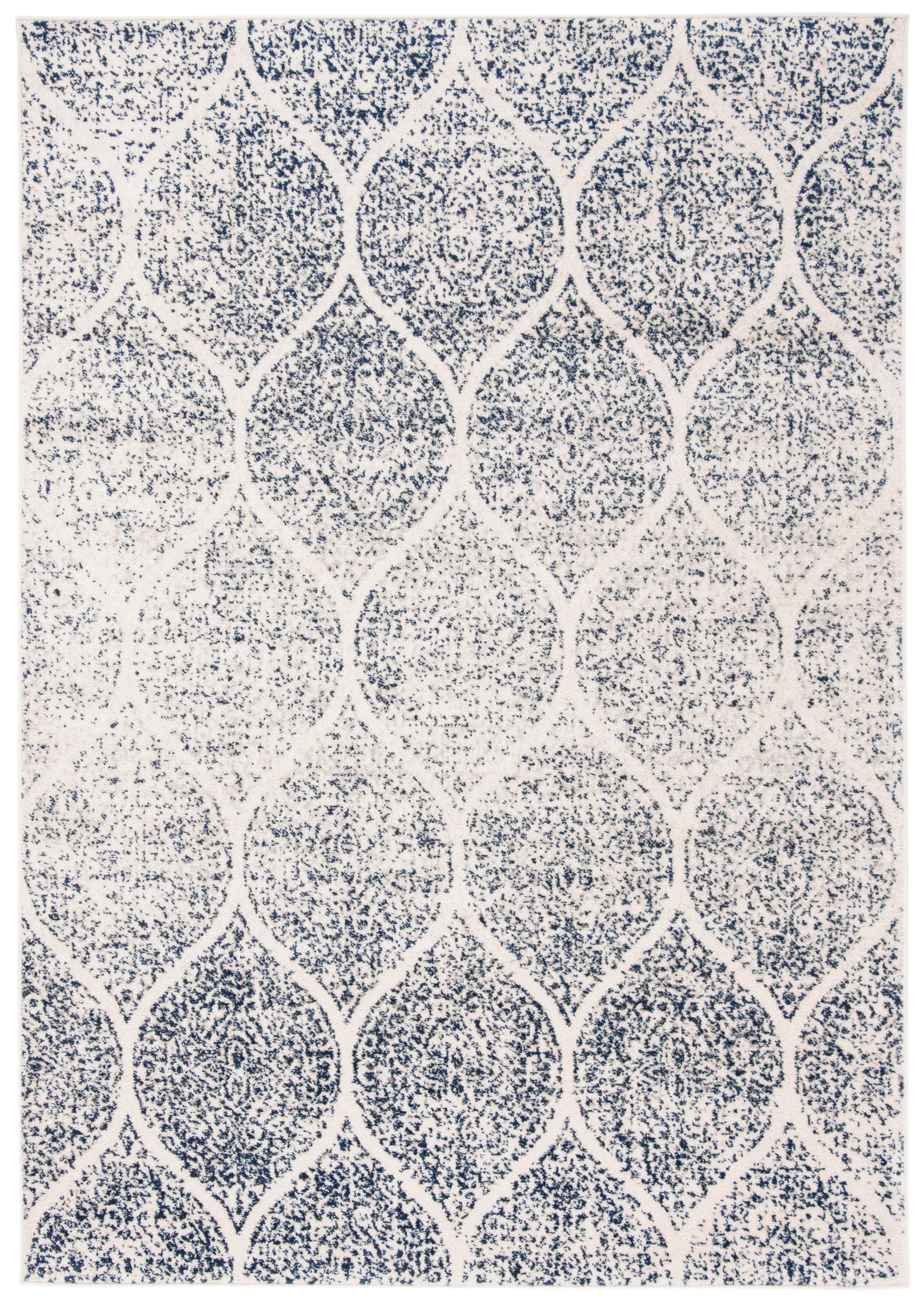 Safavieh Madison 6'-7 x 9'-2 Area Rug, Cream/Royal Blue, large