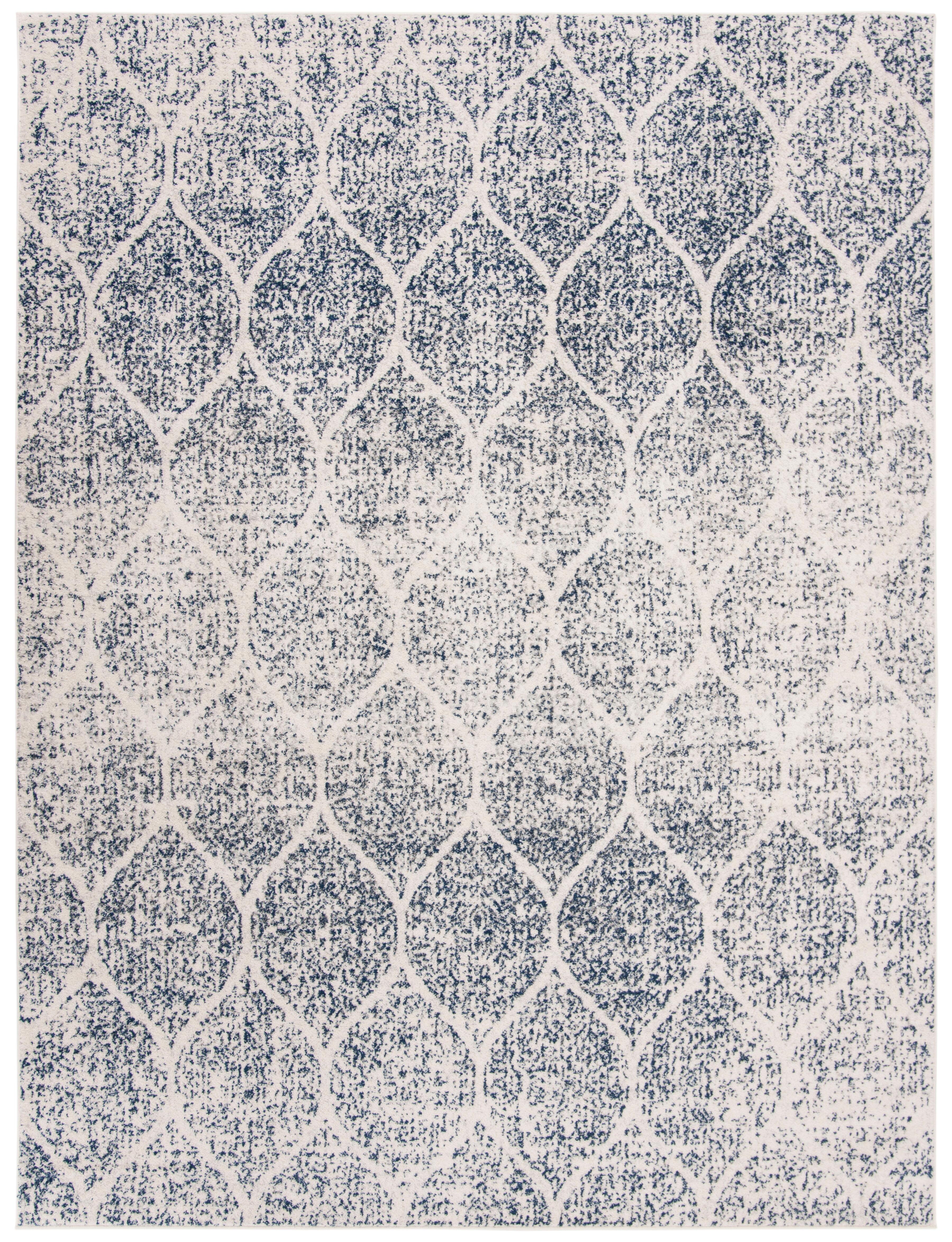 Safavieh Madison 8' x 10' Area Rug, Cream/Royal Blue, large