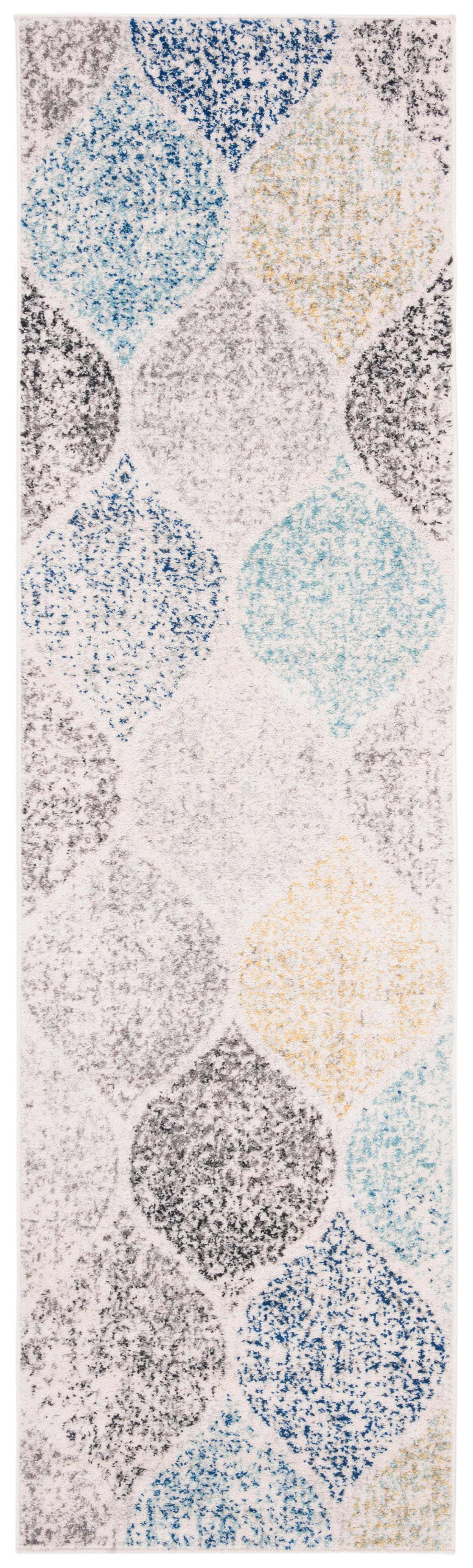 Safavieh Madison 2'-3 x 16' Runner, Ivory/Blue, large