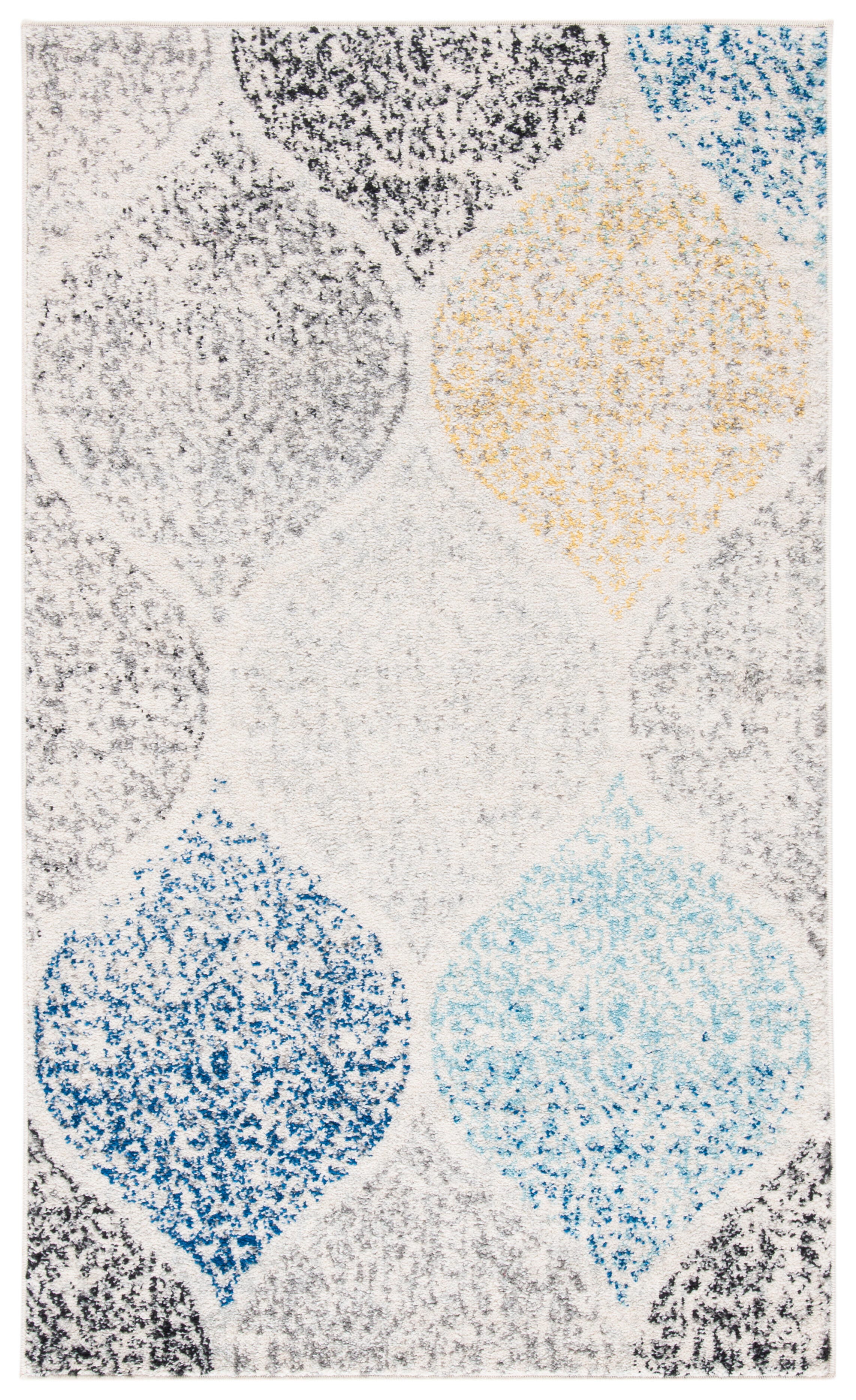 Safavieh Madison 2'-3 x 4' Accent Rug, Ivory/Blue, large