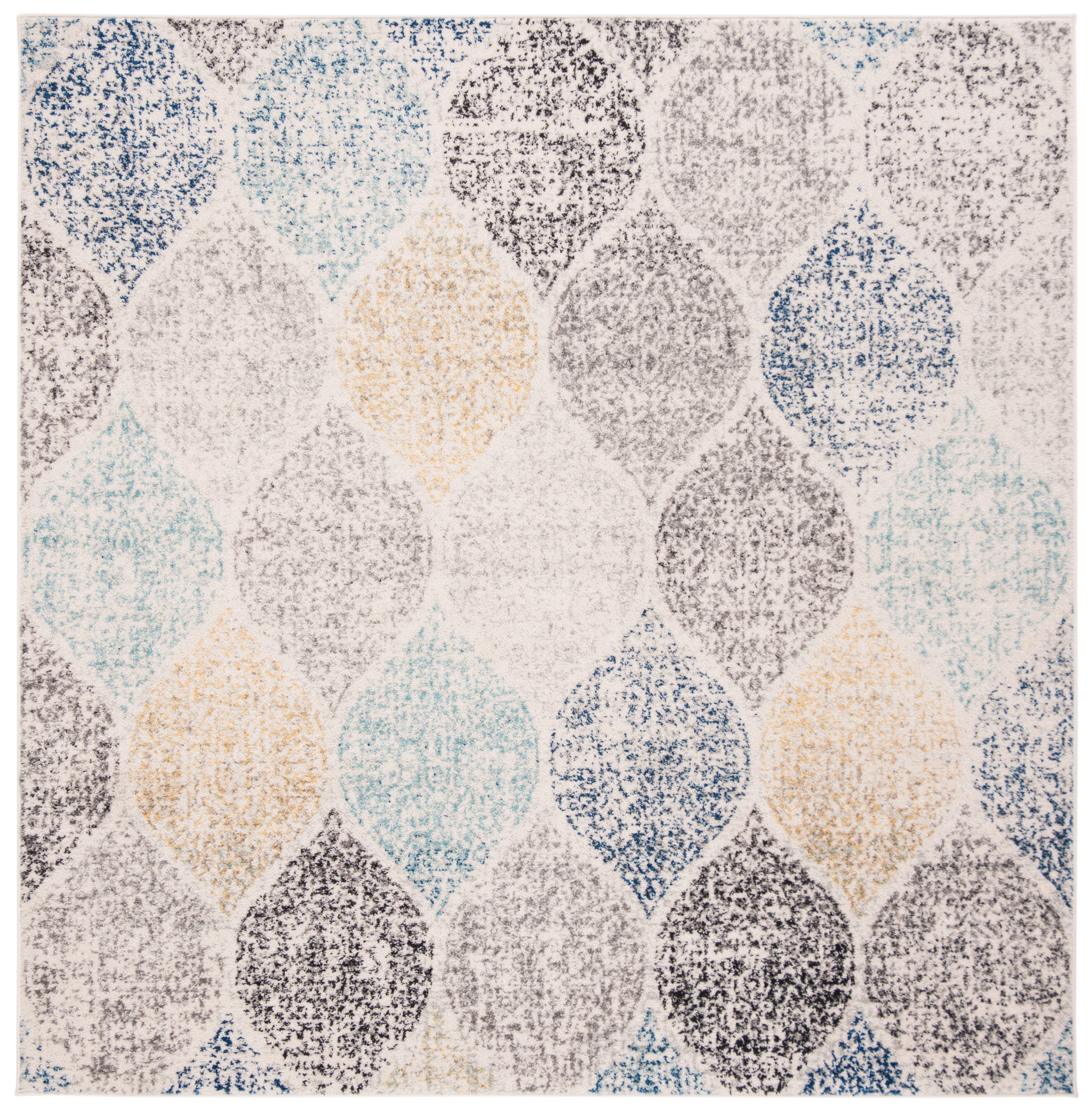 Safavieh Madison 4' x 4' Square Area Rug, Ivory/Blue, large